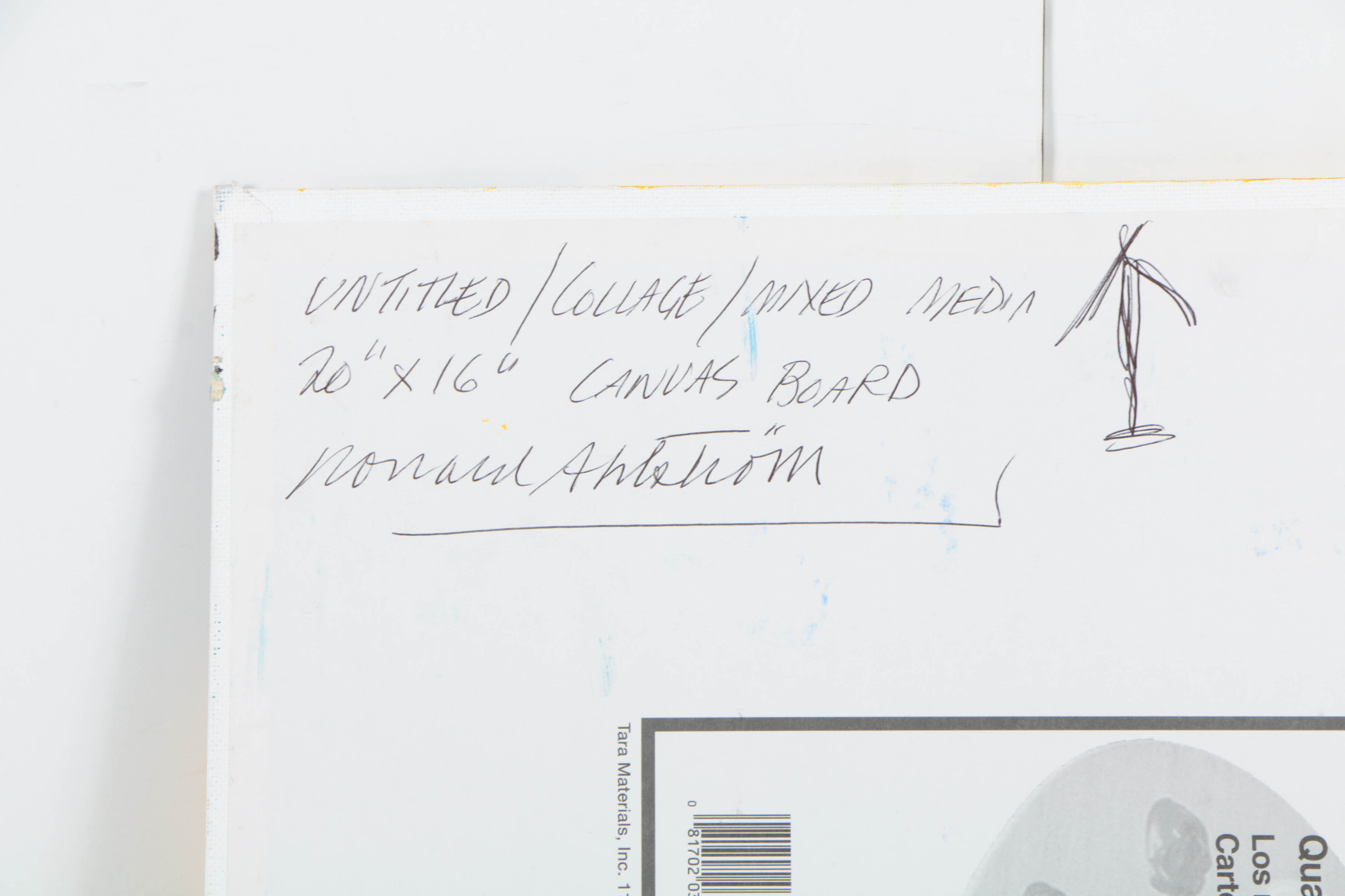 Assortment of Ronald Ahlström Abstract Mixed Media Compositions