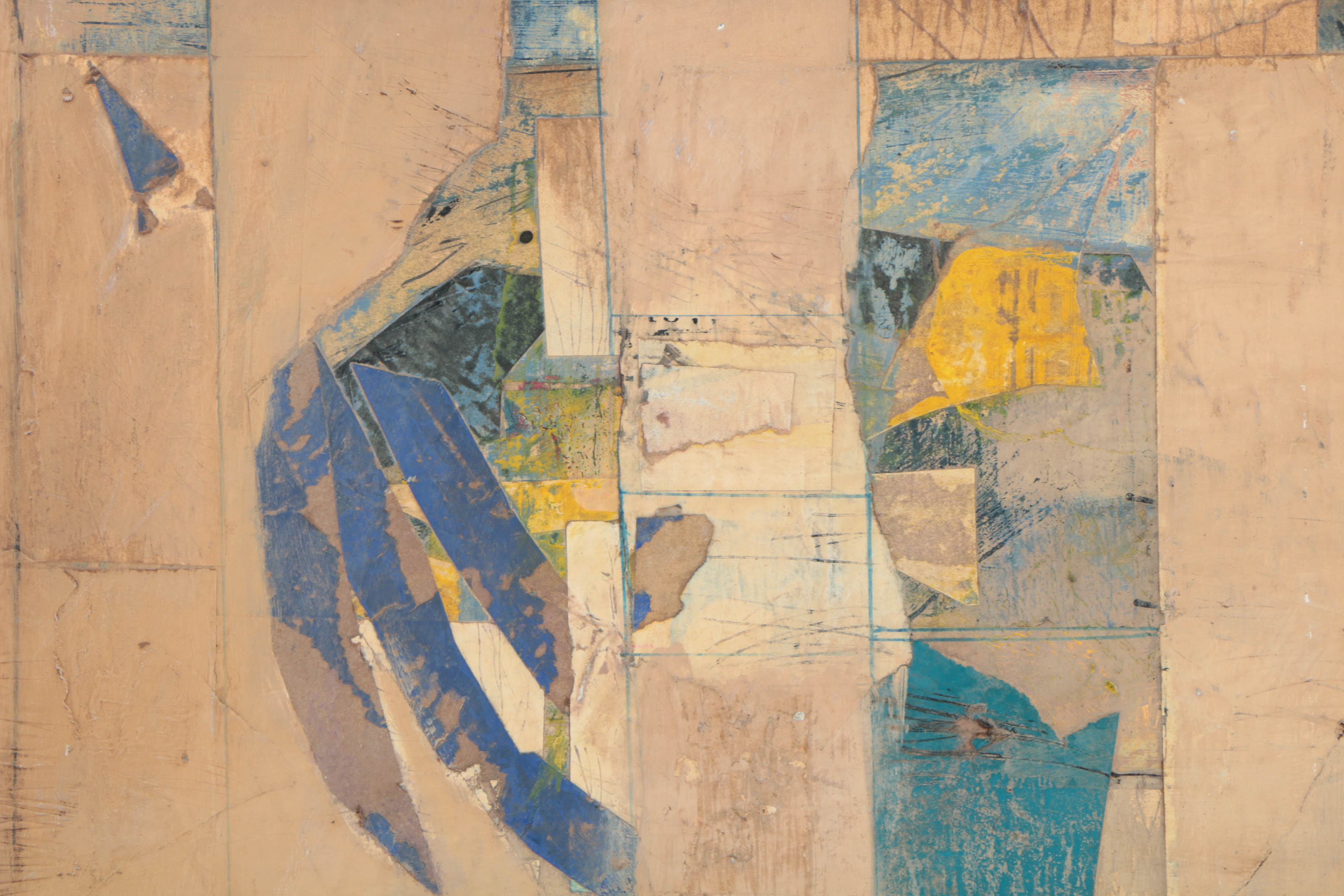 Assortment of Ronald Ahlström Abstract Mixed Media Compositions