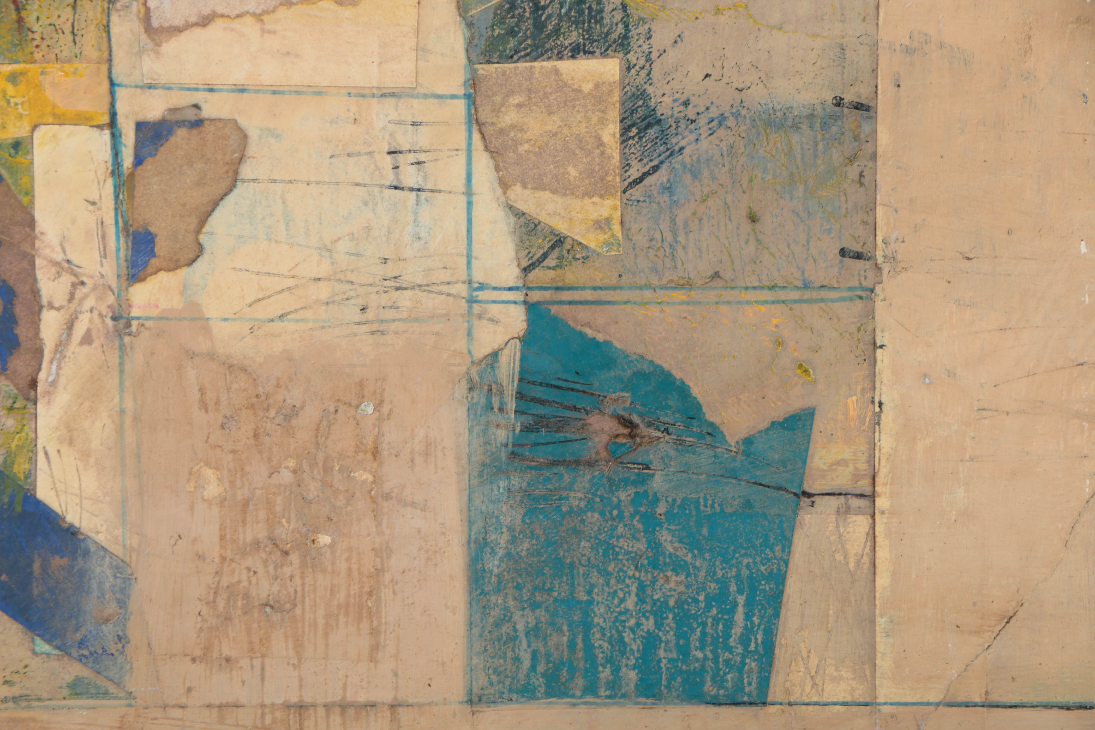 Assortment of Ronald Ahlström Abstract Mixed Media Compositions