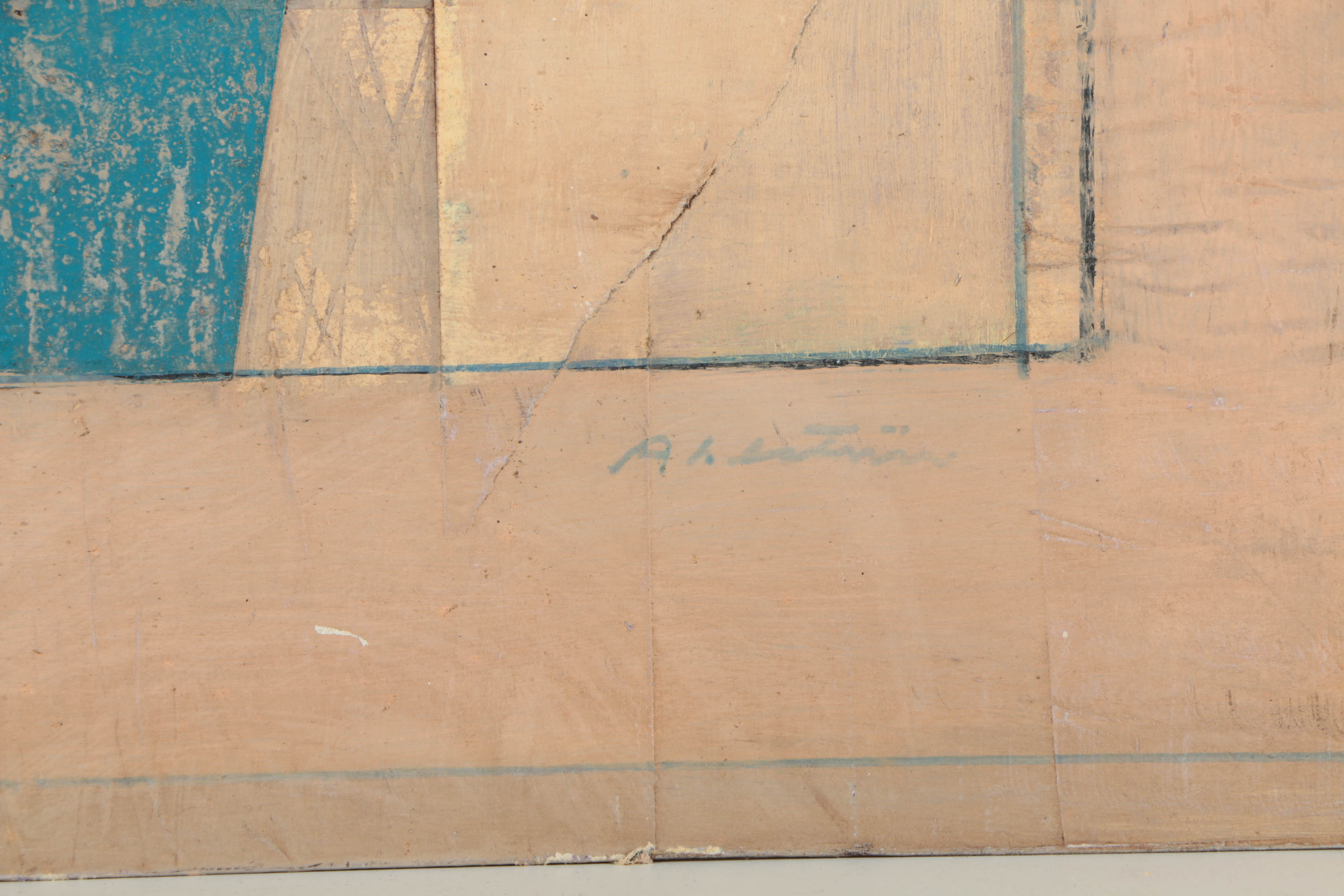 Assortment of Ronald Ahlström Abstract Mixed Media Compositions