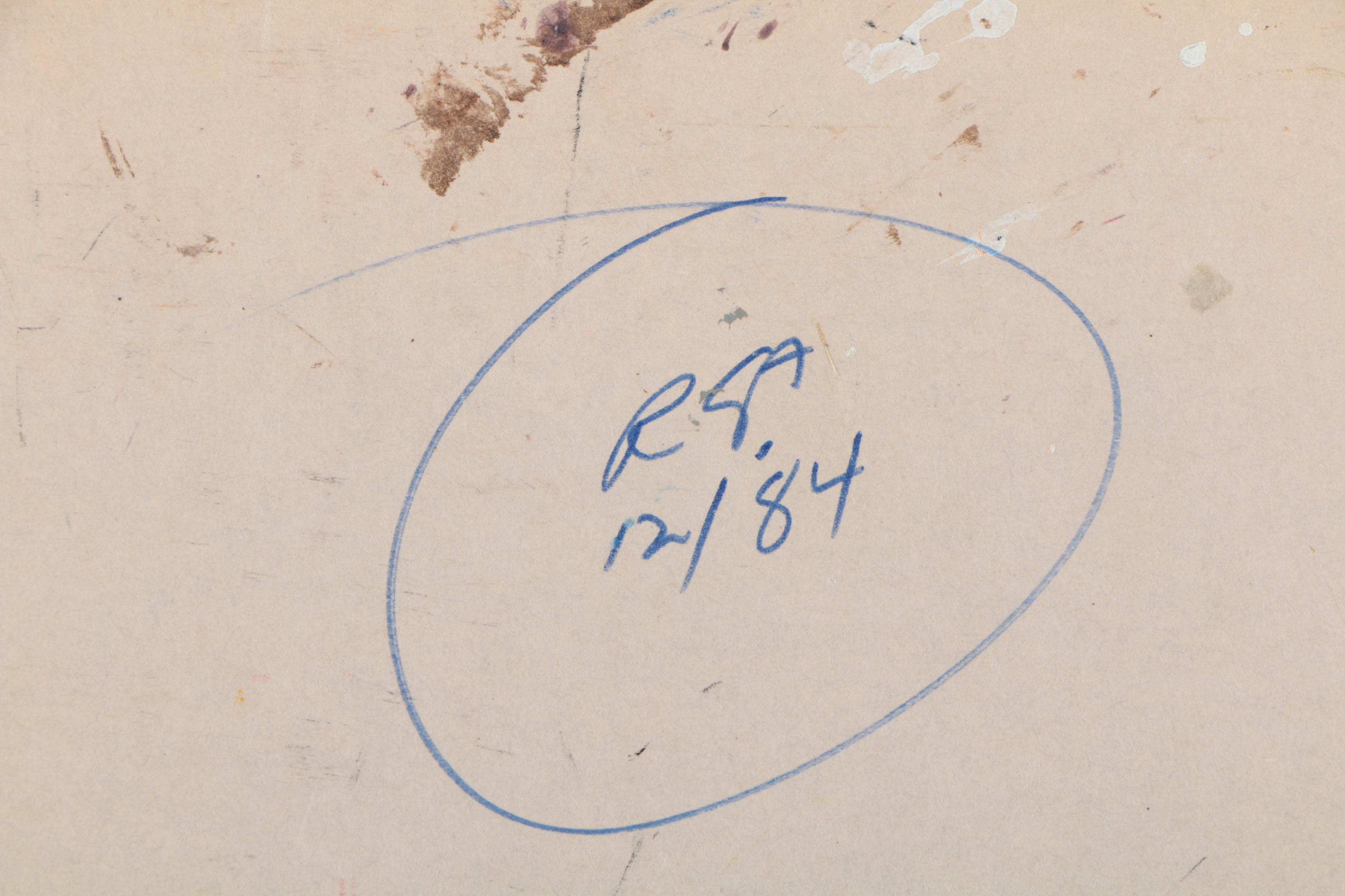 Assortment of Ronald Ahlström Abstract Mixed Media Compositions