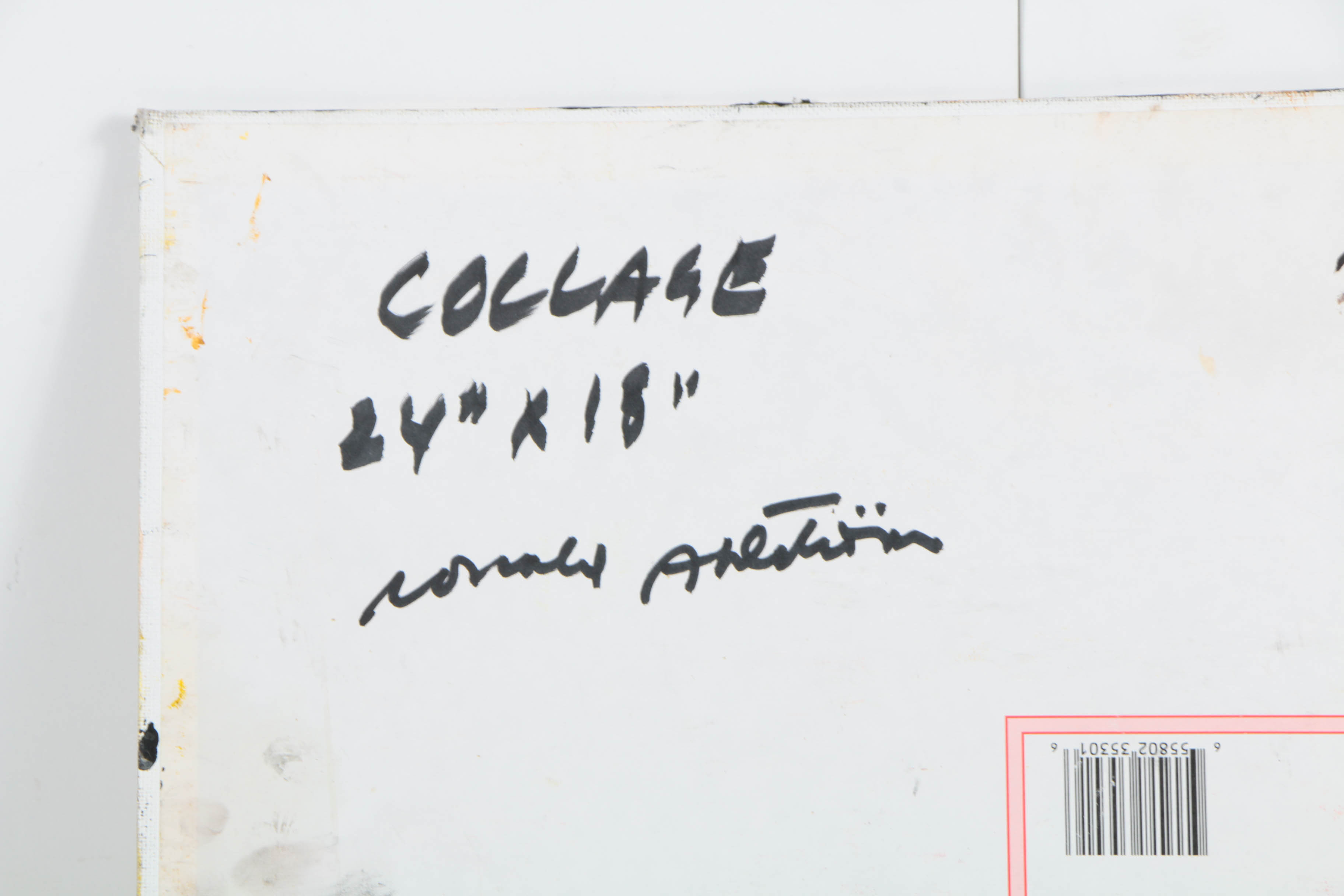 Collection of Ronald Ahlström Abstract Mixed Media Compositions on Canvas Boards