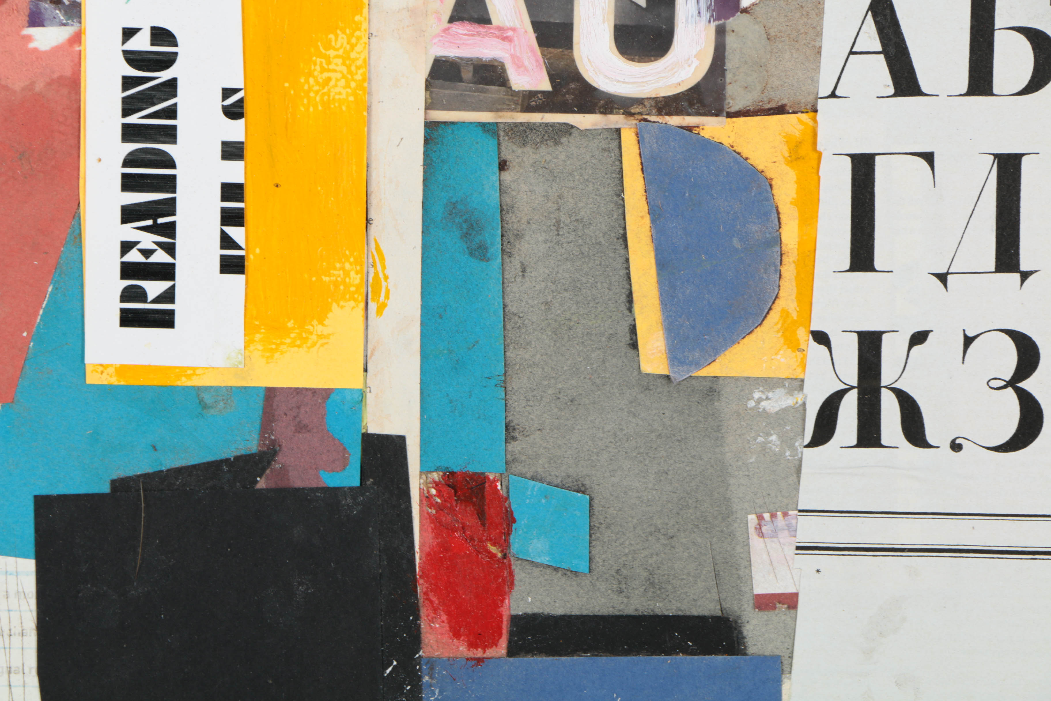 Collection of Ronald Ahlström Abstract Mixed Media Compositions on Canvas Boards