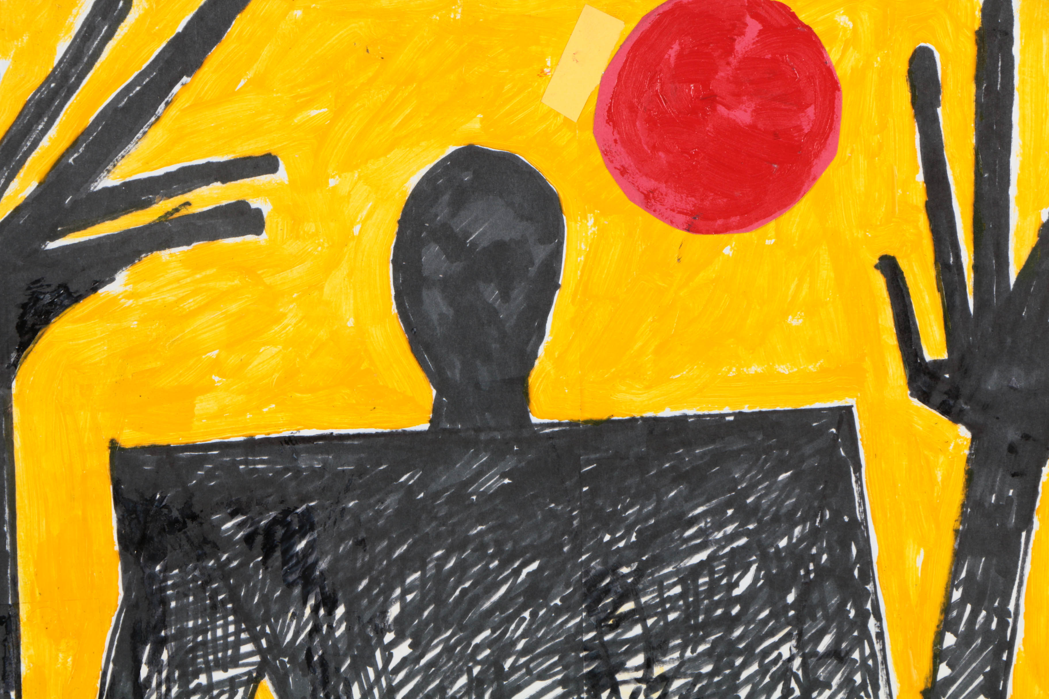 Collection of Ronald Ahlström Abstract Mixed Media Compositions on Canvas Boards