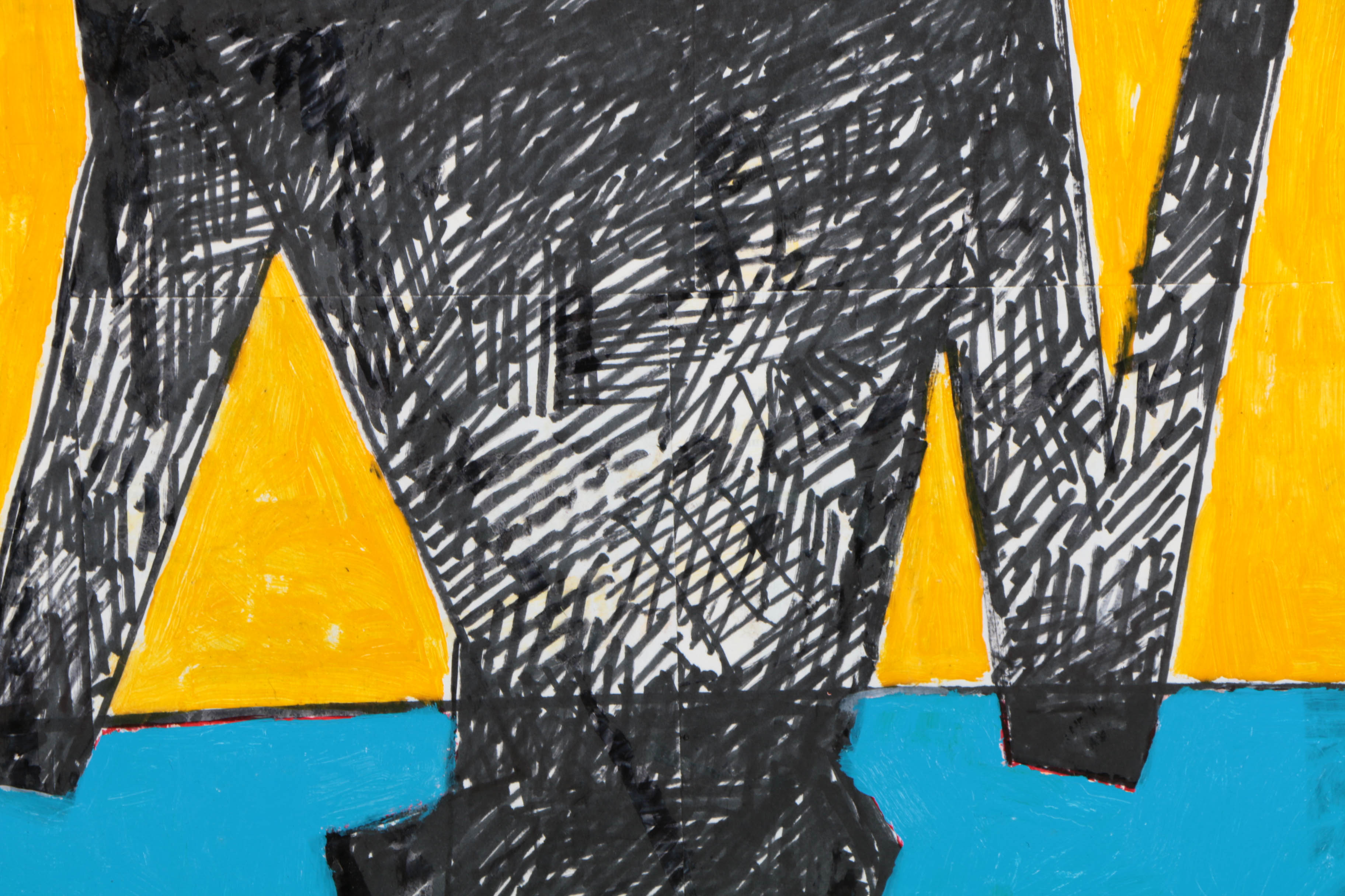 Collection of Ronald Ahlström Abstract Mixed Media Compositions on Canvas Boards