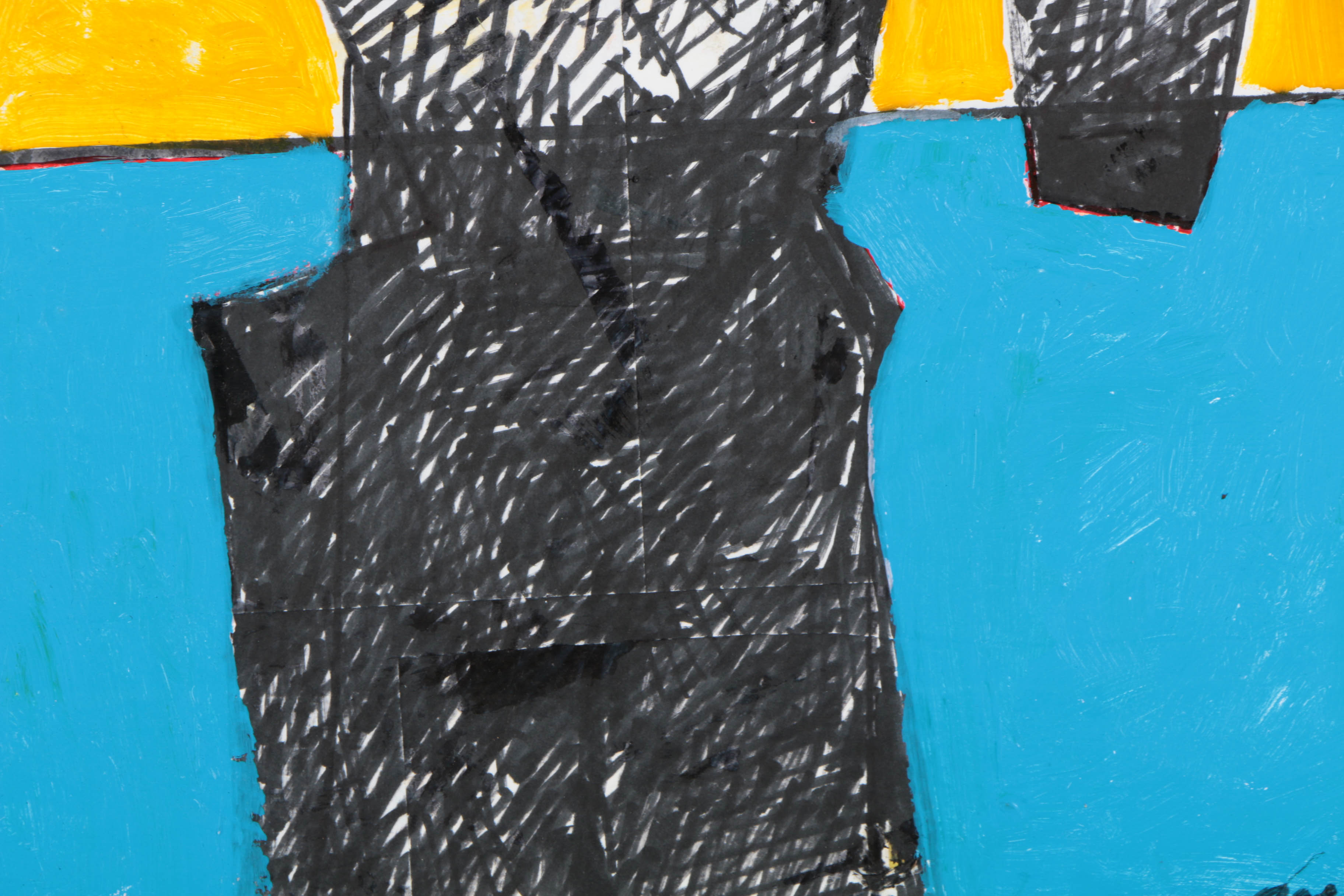 Collection of Ronald Ahlström Abstract Mixed Media Compositions on Canvas Boards