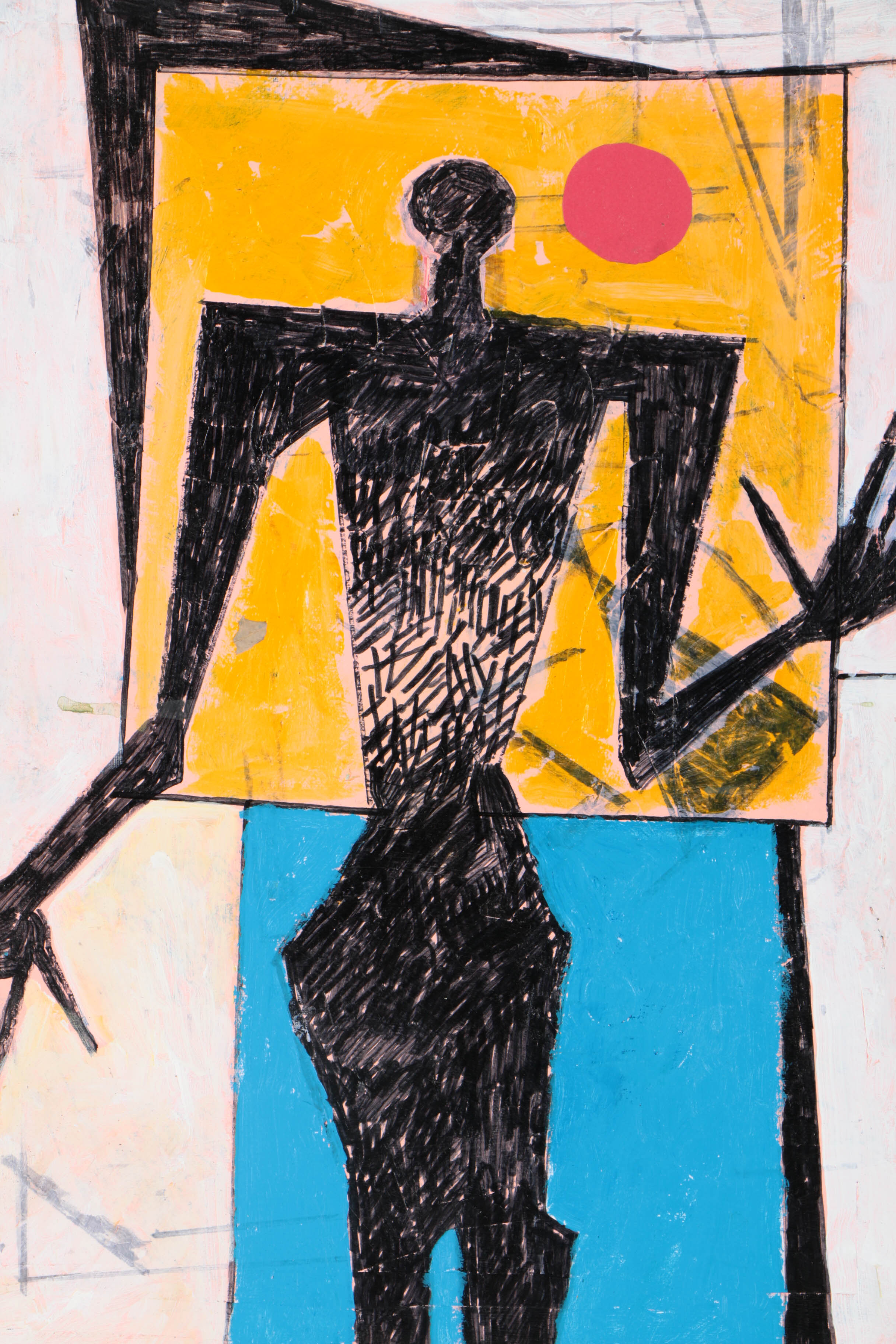 Collection of Ronald Ahlström Abstract Mixed Media Compositions on Canvas Boards