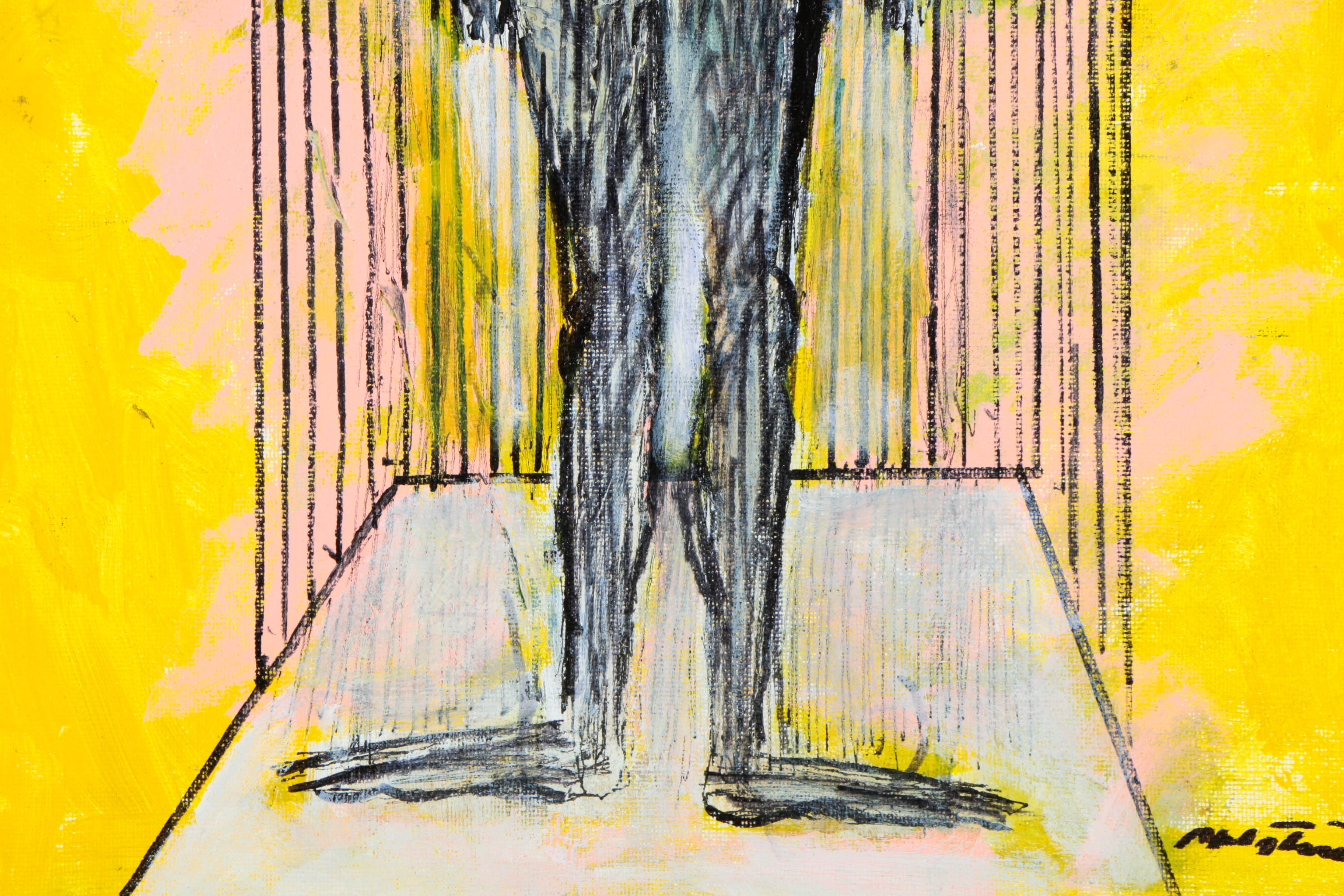 Collection of Ronald Ahlström Abstract Compositions on Canvas Boards