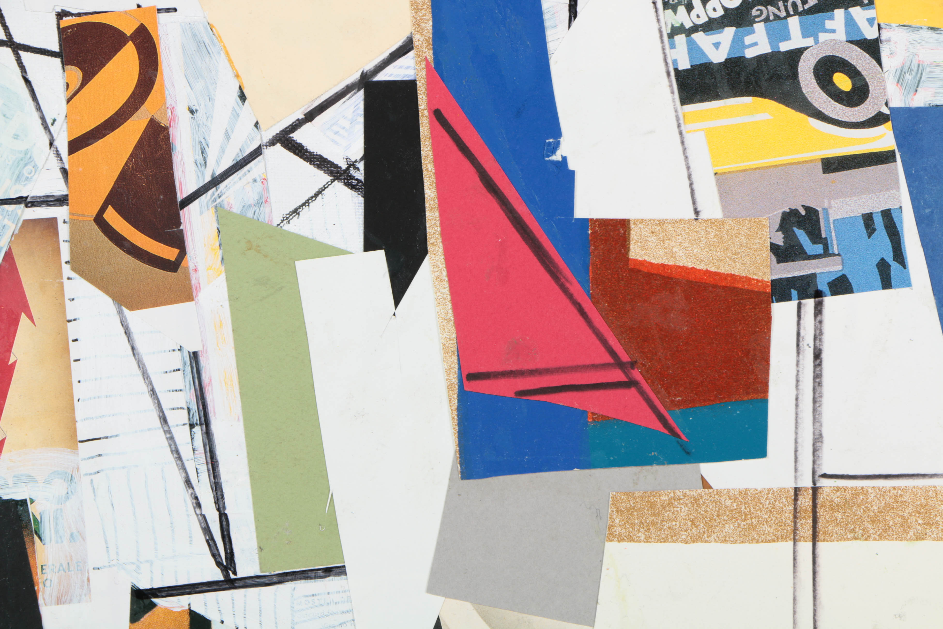 Collection of Ronald Ahlström Abstract Compositions on Canvas Boards