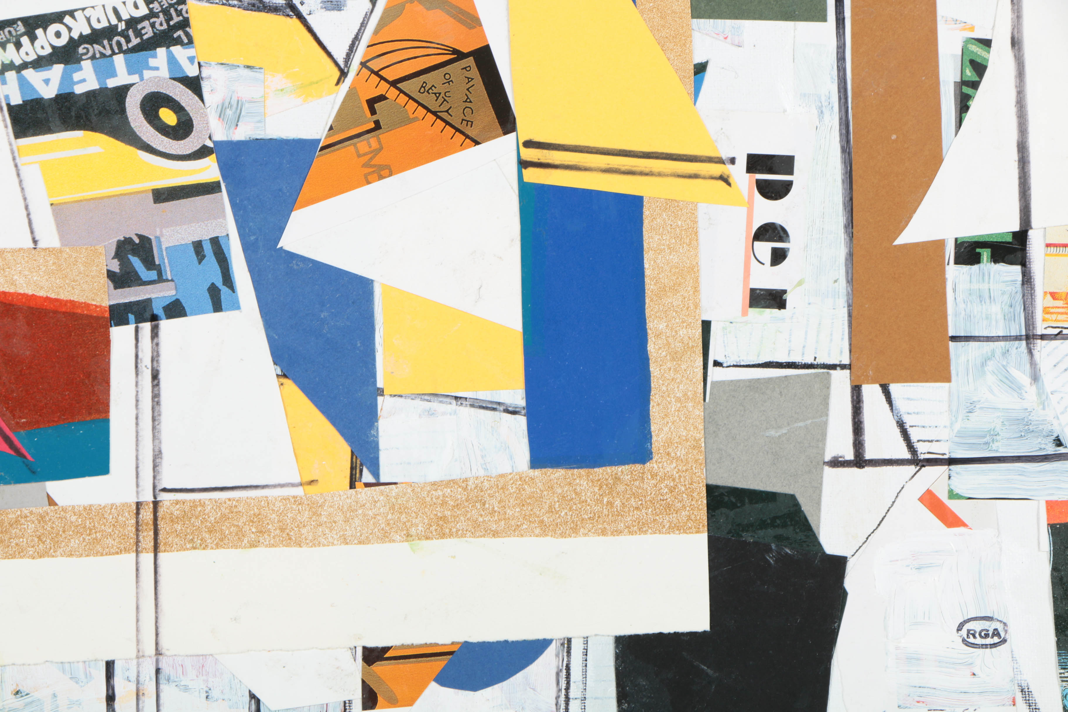 Collection of Ronald Ahlström Abstract Compositions on Canvas Boards