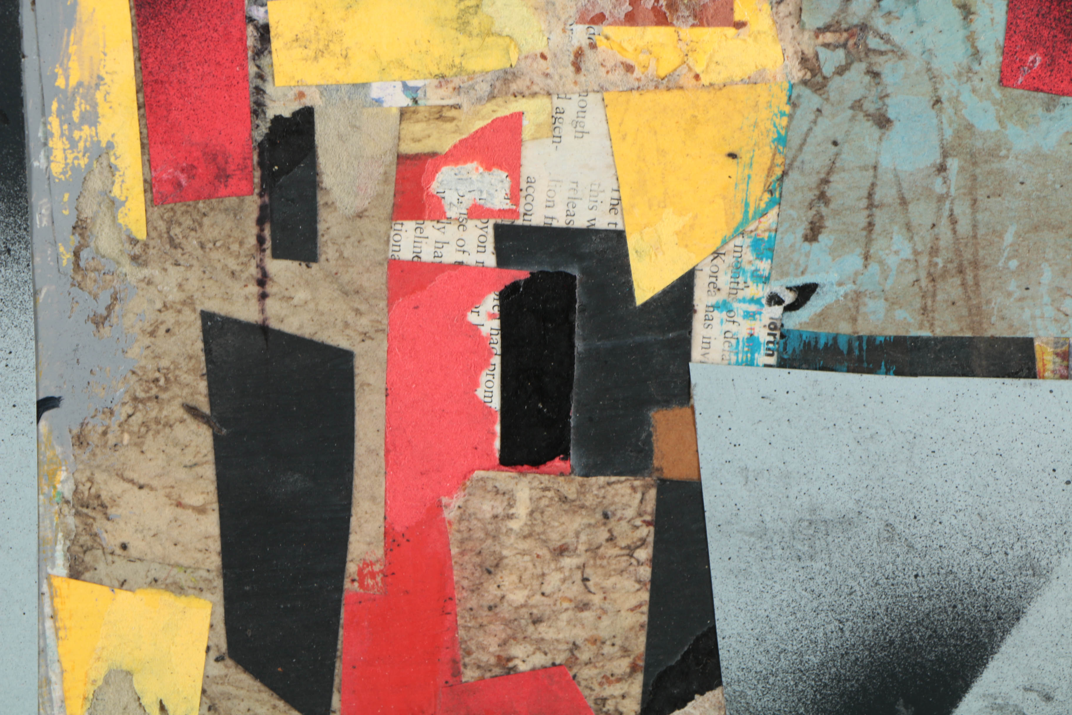 Assortment of Ronald Ahlström Abstract Compositions on Canvas Boards