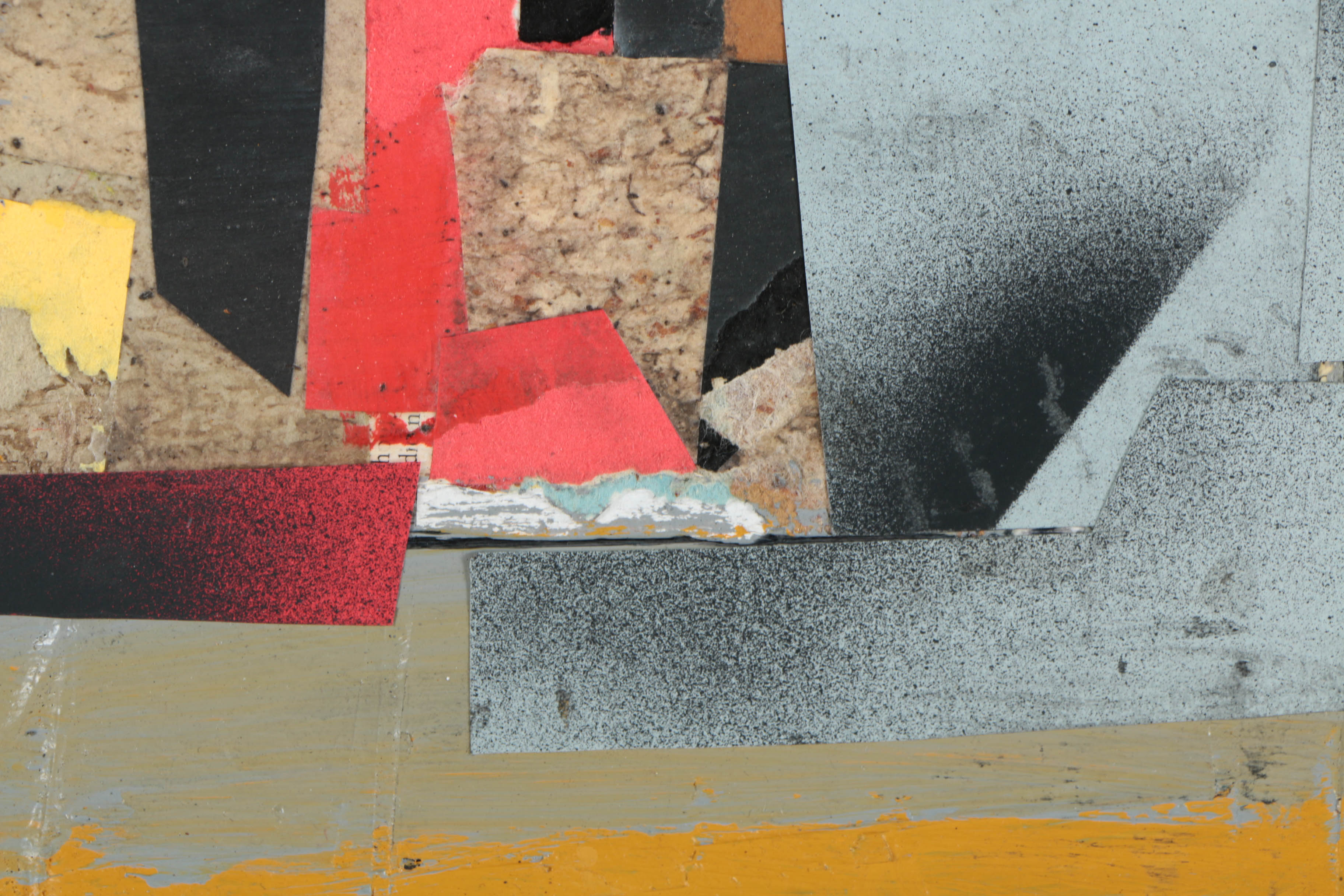 Assortment of Ronald Ahlström Abstract Compositions on Canvas Boards