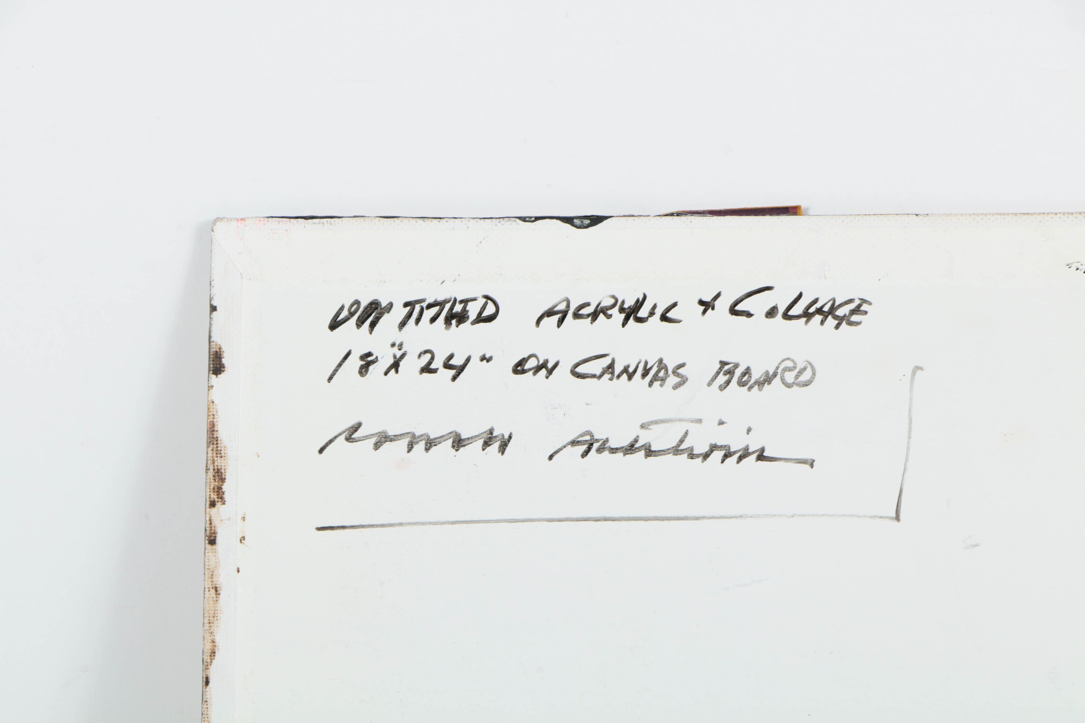 Assortment of Ronald Ahlström Abstract Compositions on Canvas Boards