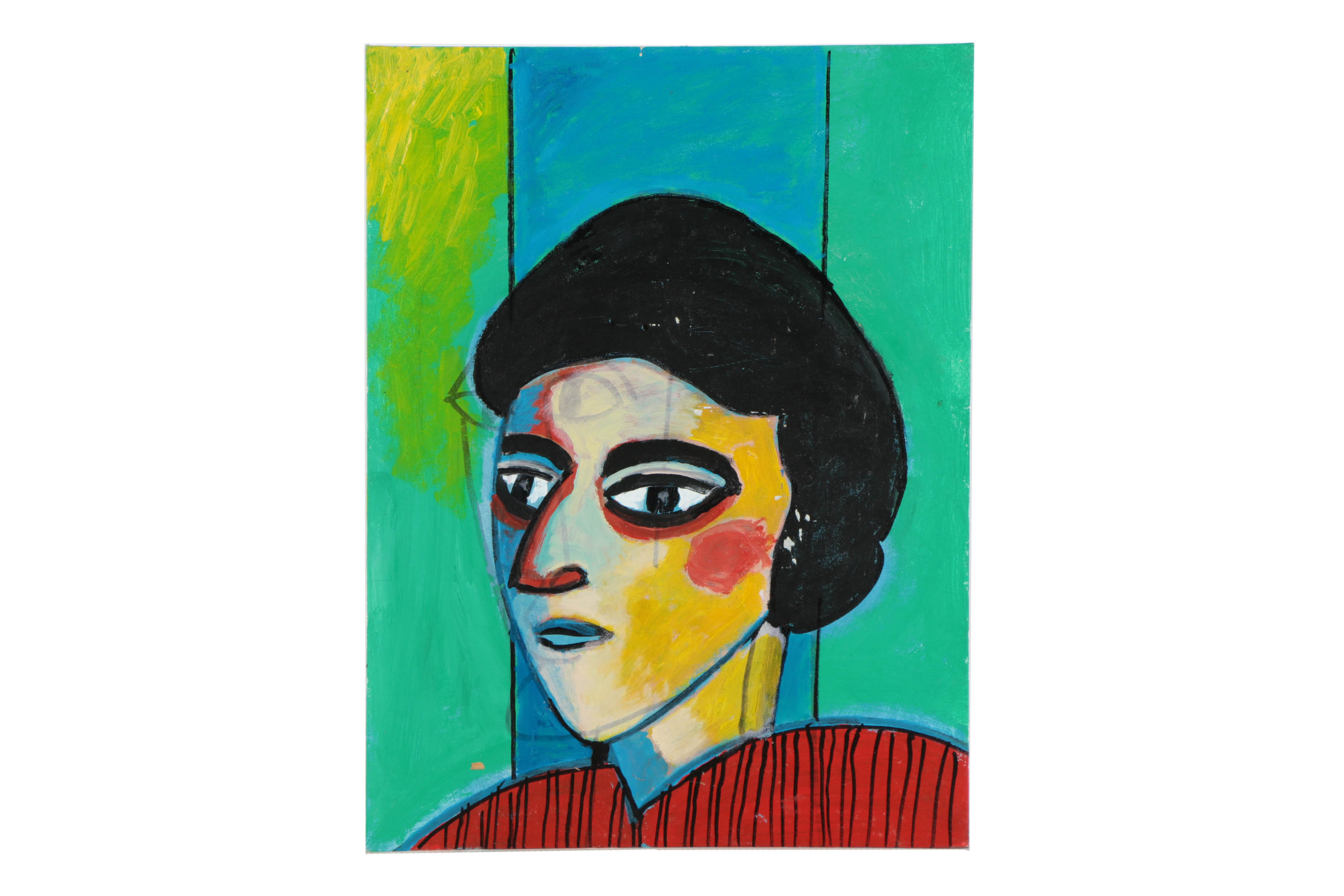 Assortment of Ronald Ahlström Abstract Compositions on Canvas Boards