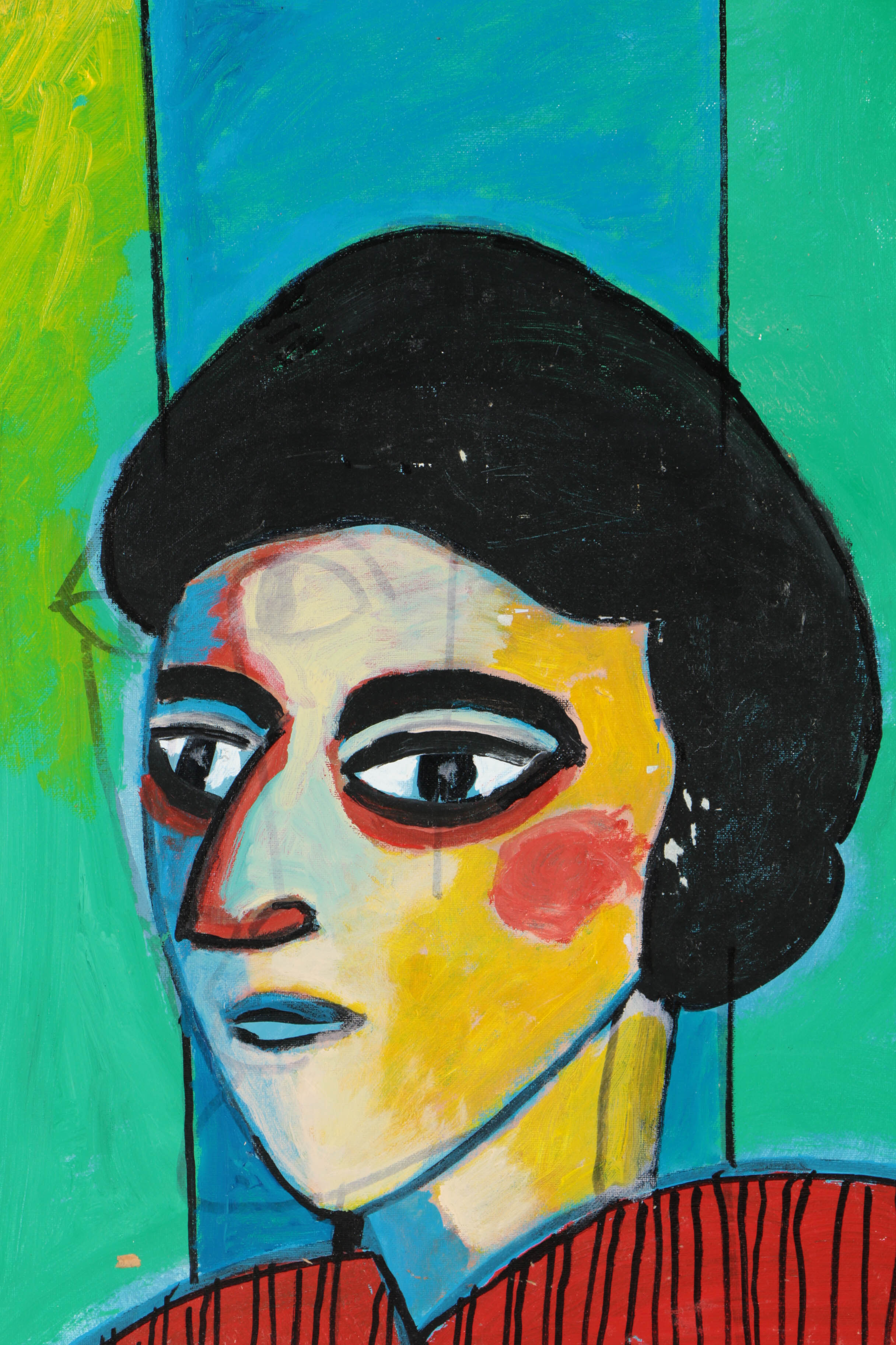 Assortment of Ronald Ahlström Abstract Compositions on Canvas Boards