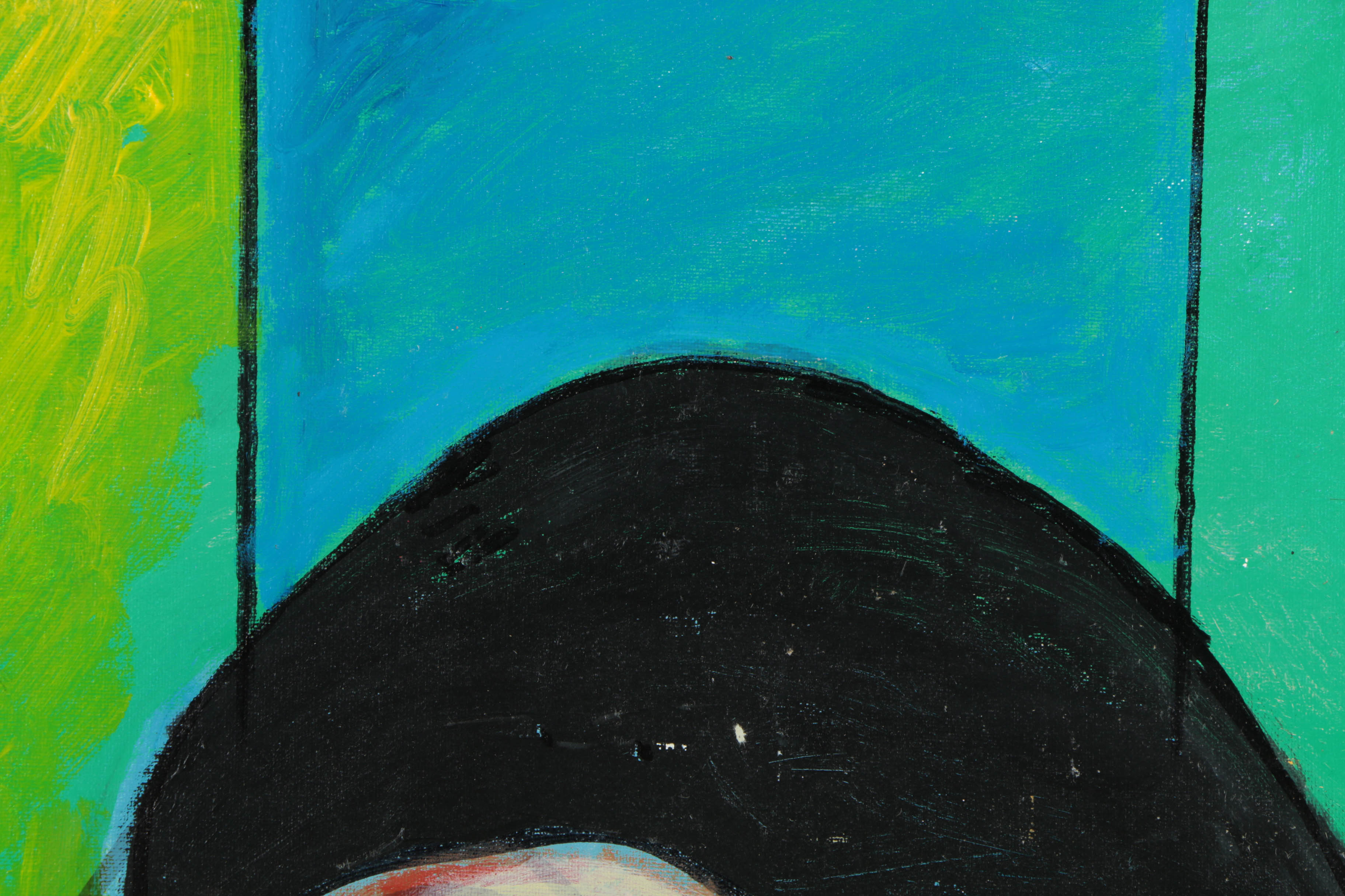 Assortment of Ronald Ahlström Abstract Compositions on Canvas Boards