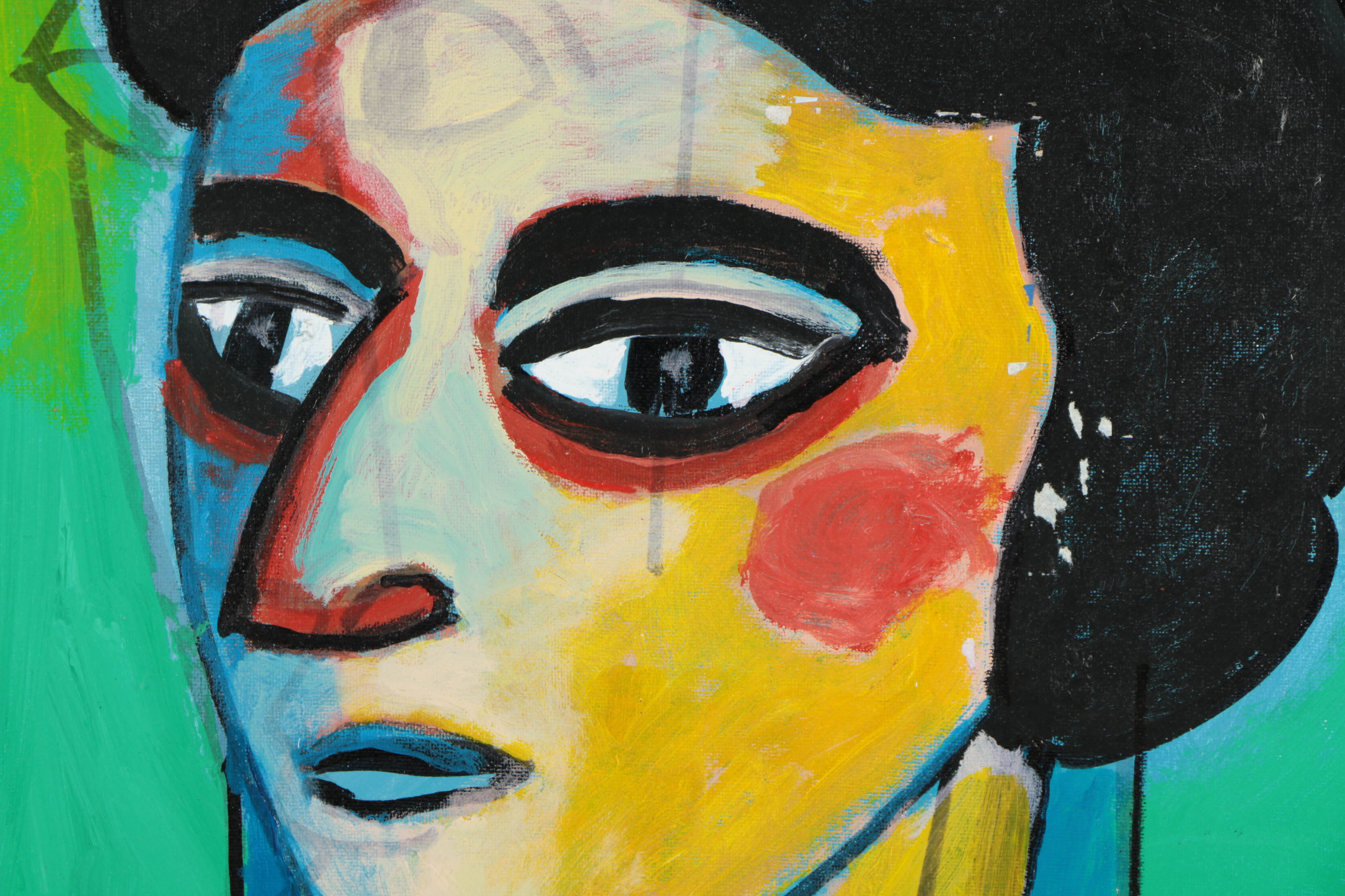 Assortment of Ronald Ahlström Abstract Compositions on Canvas Boards