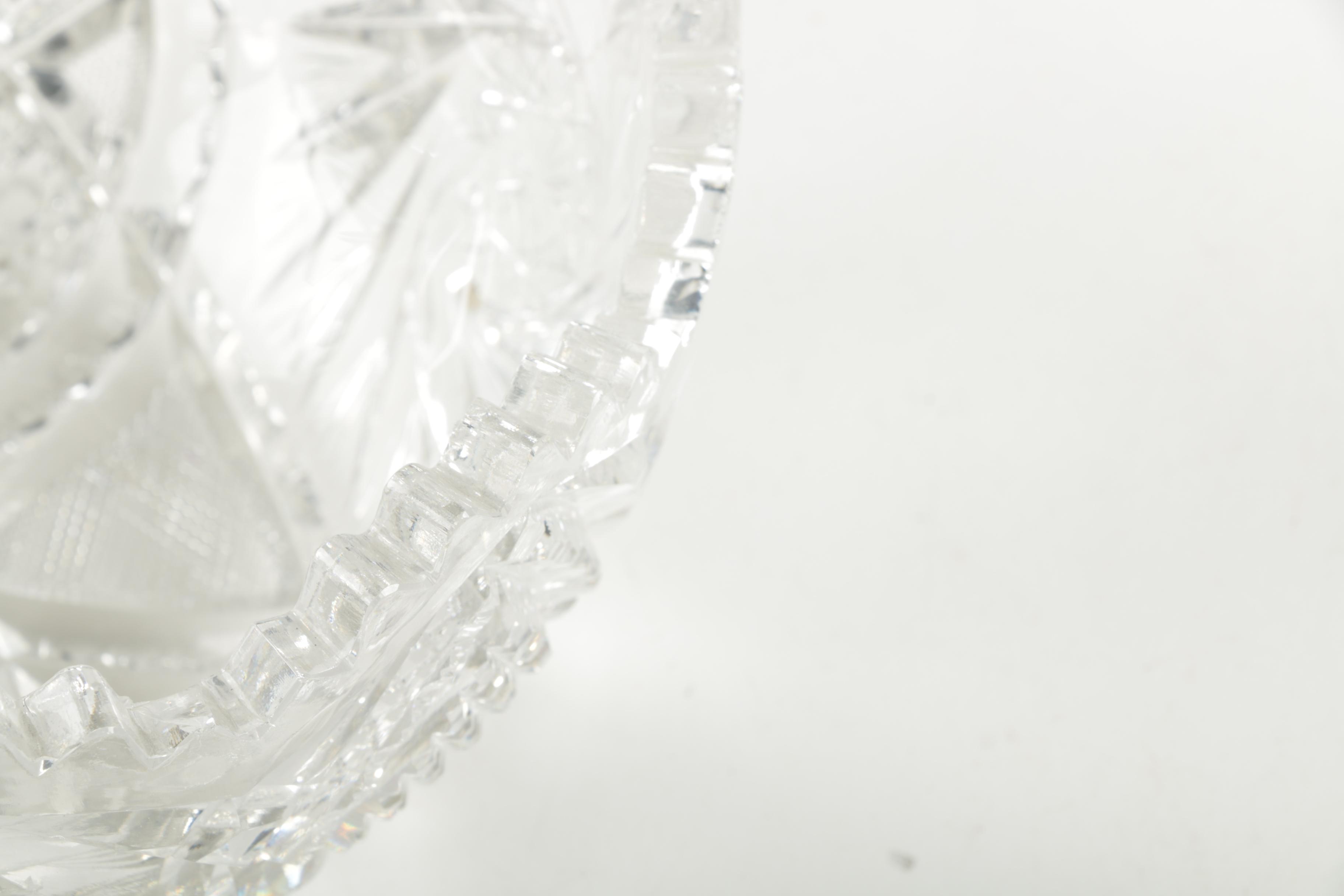 American Brilliant Cut Glass Bowls