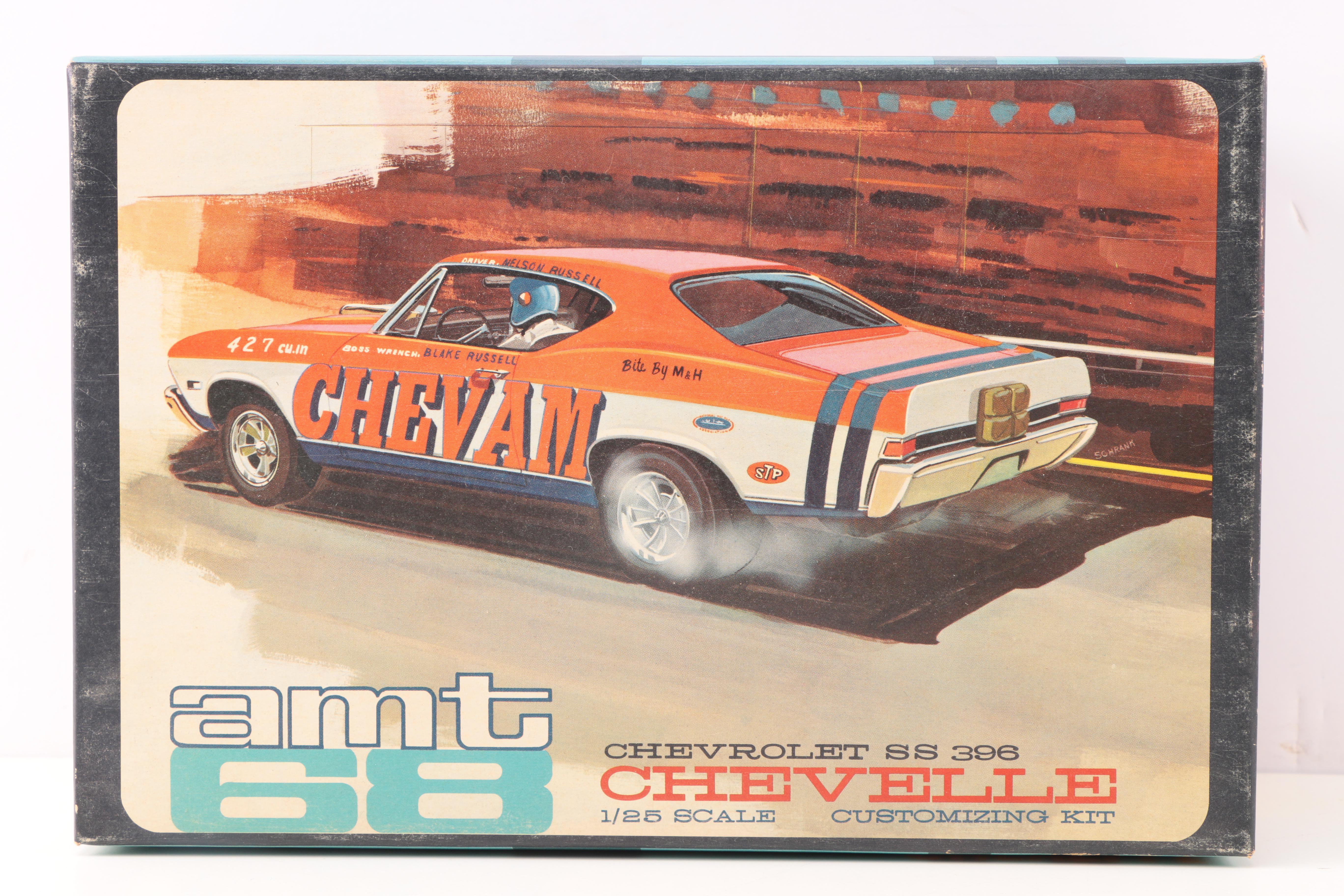 Seven 1970s Chevy Model Kits