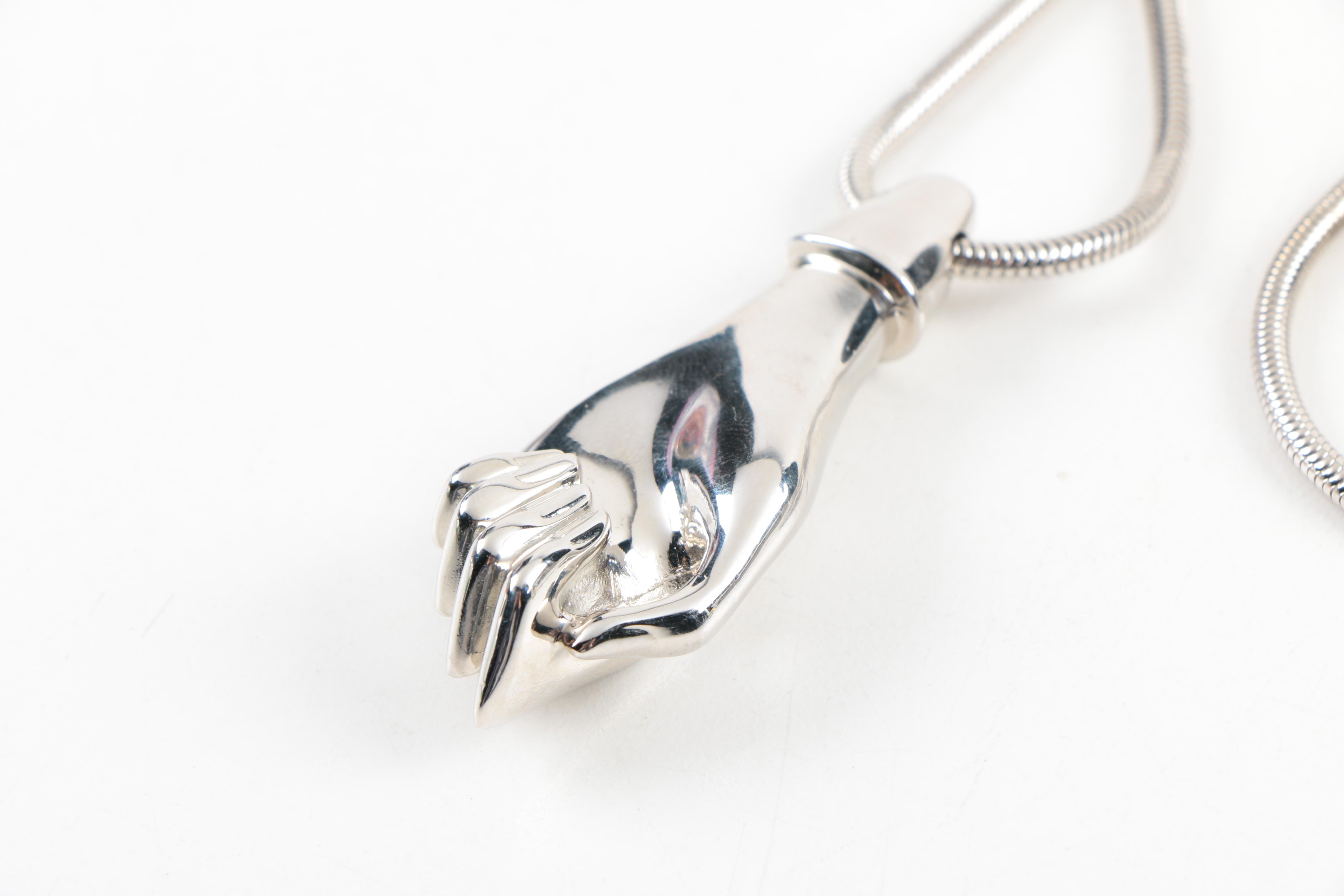 Vintage Vendome Figa Hand Necklace and Bijoux Casico Bracelet