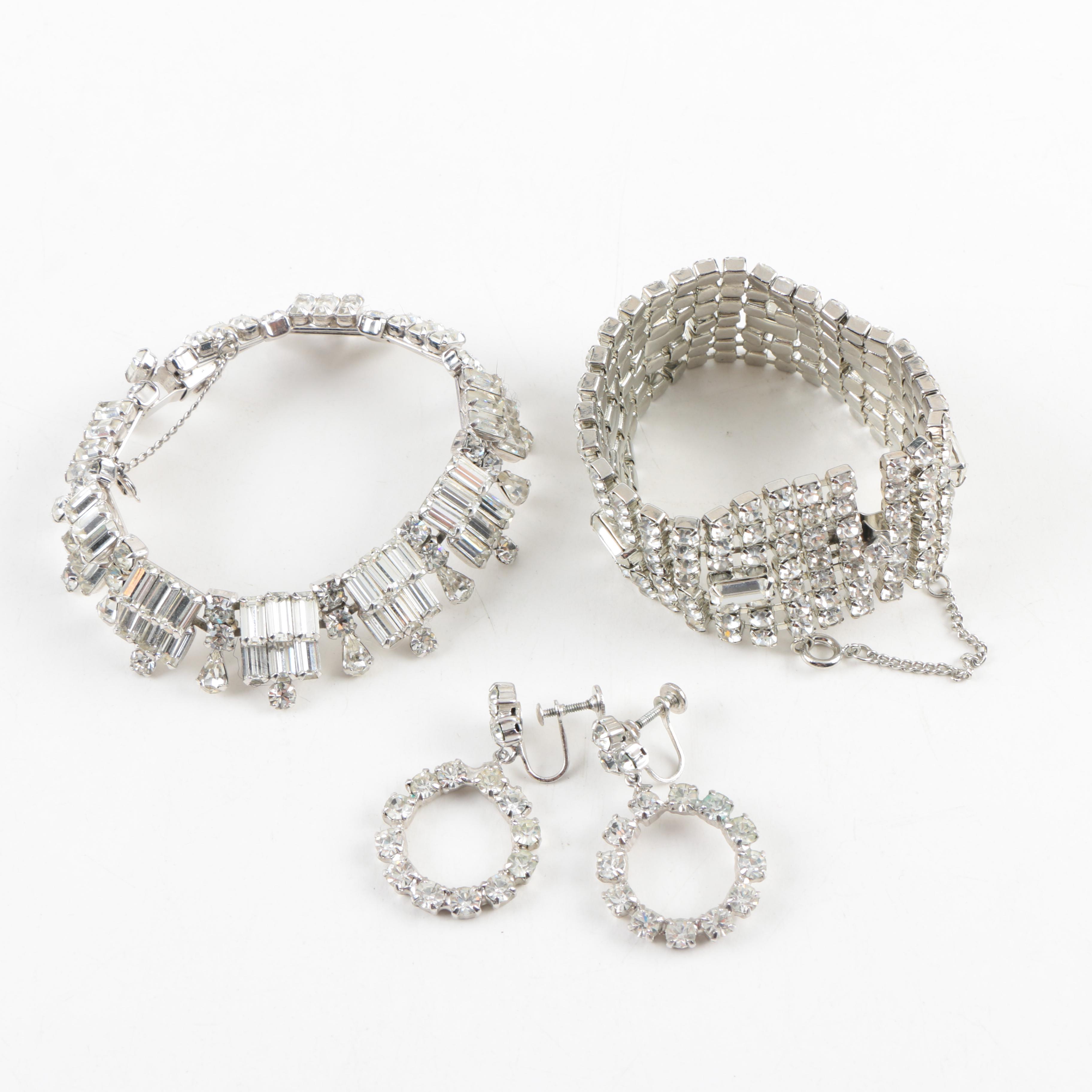 Vintage Weiss and Kramer Bracelets and Earrings