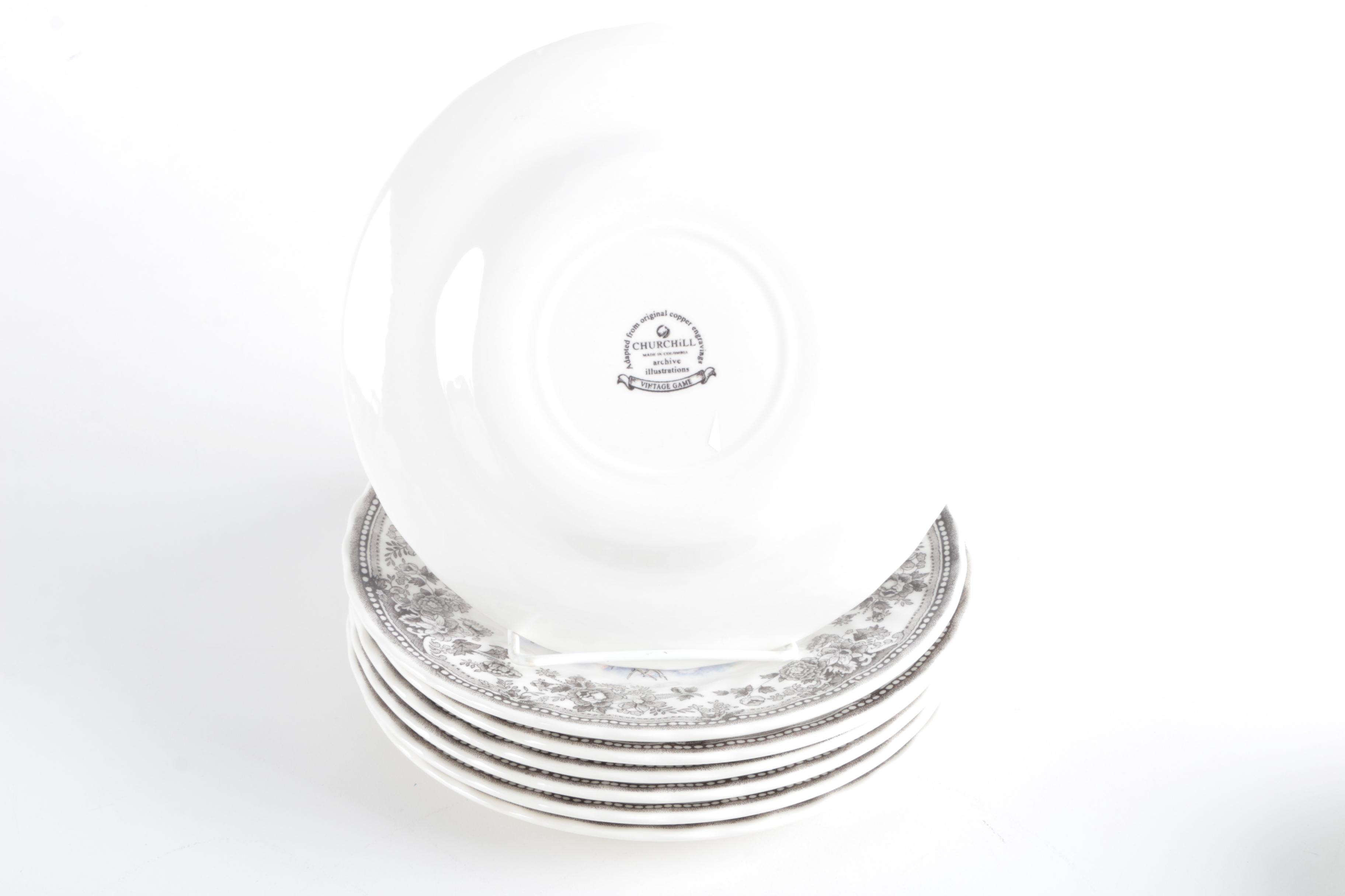 Churchill China "Vintage Game" Tableware