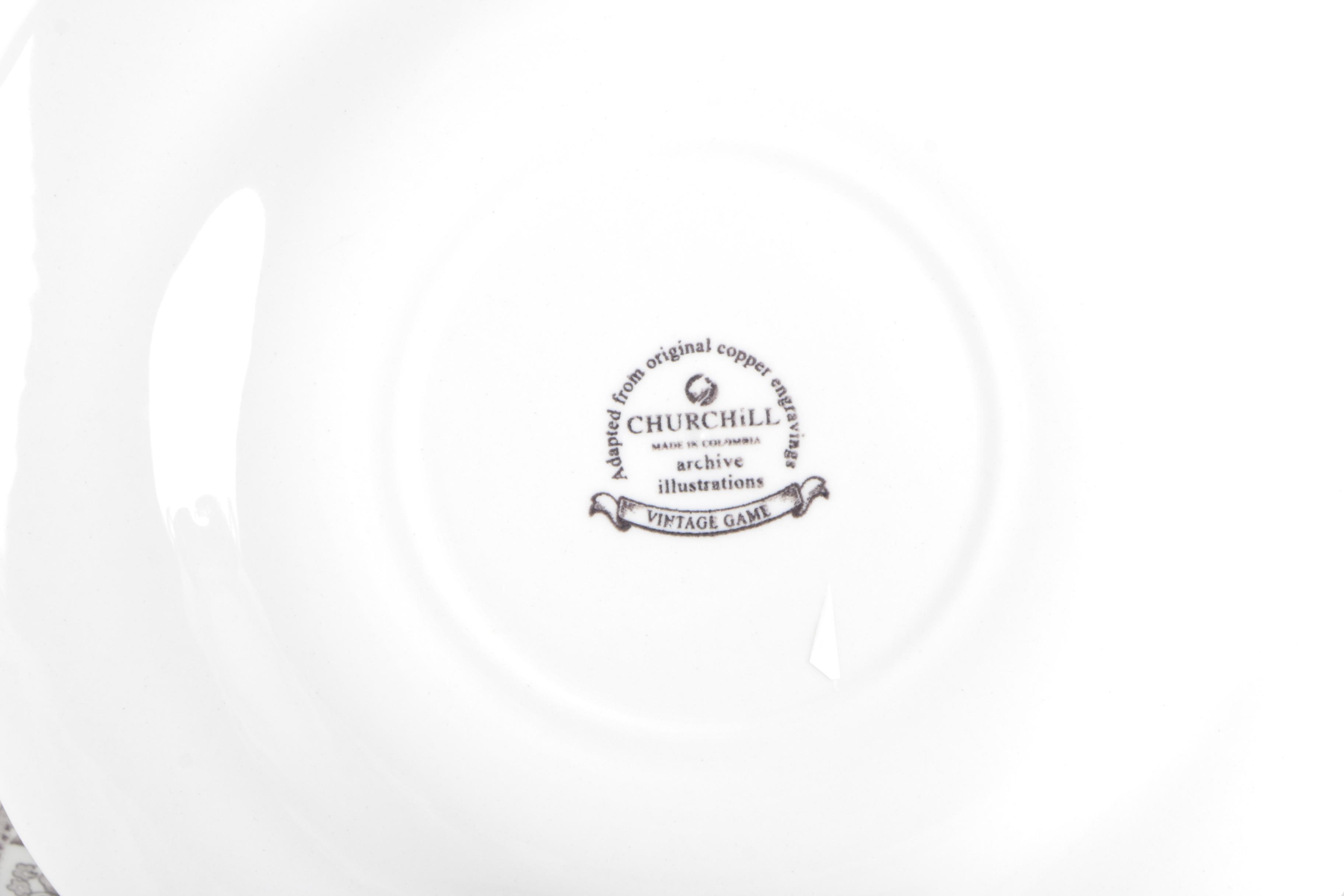 Churchill China "Vintage Game" Tableware