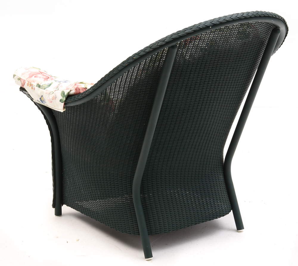Set of Green Wicker Furniture
