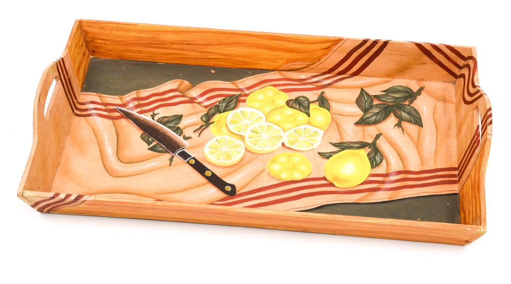 Set of Green Wicker Furniture