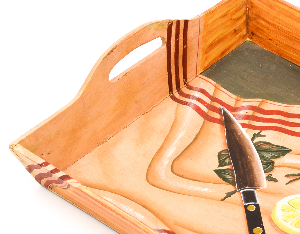 Set of Green Wicker Furniture