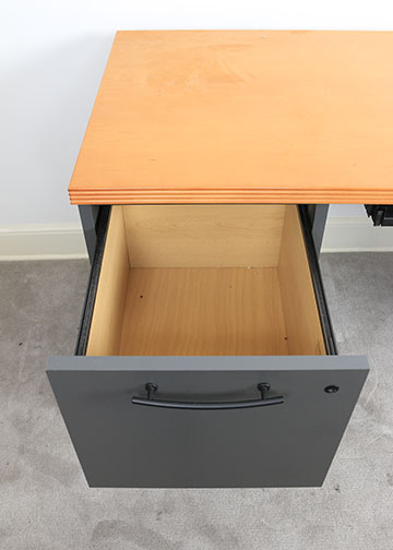 National "WaveWorks" Laminate Desk