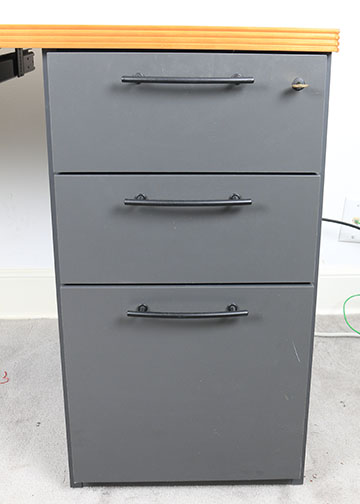 National "WaveWorks" Laminate Desk