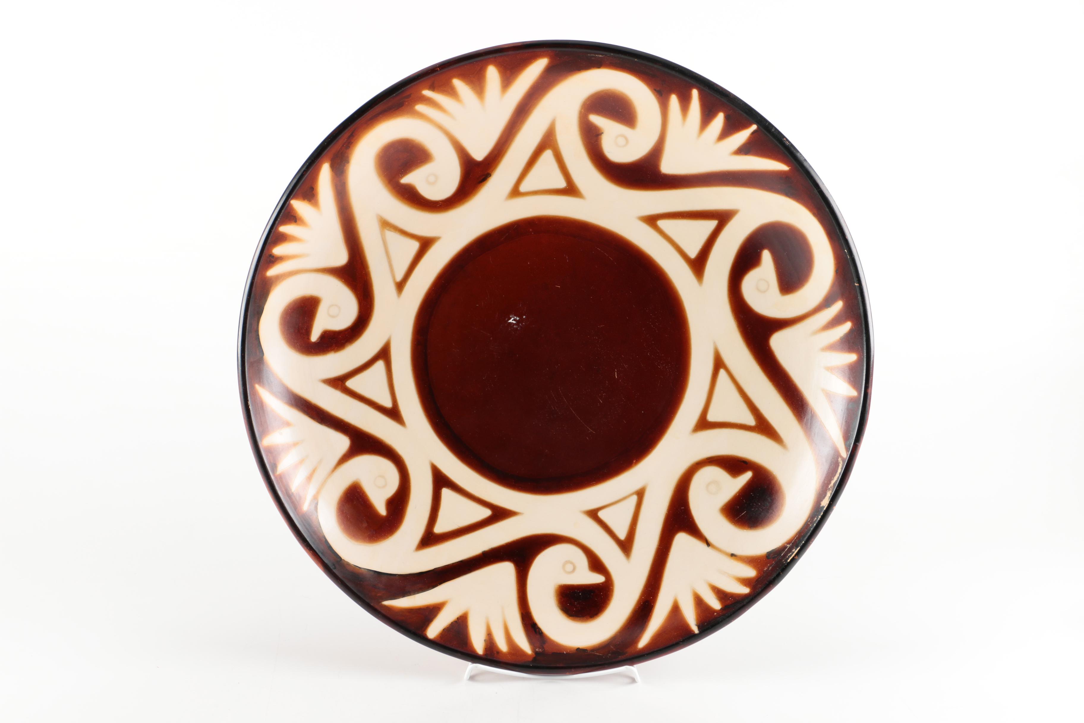 Santodio Paz Handmade Decorative Clay Plate