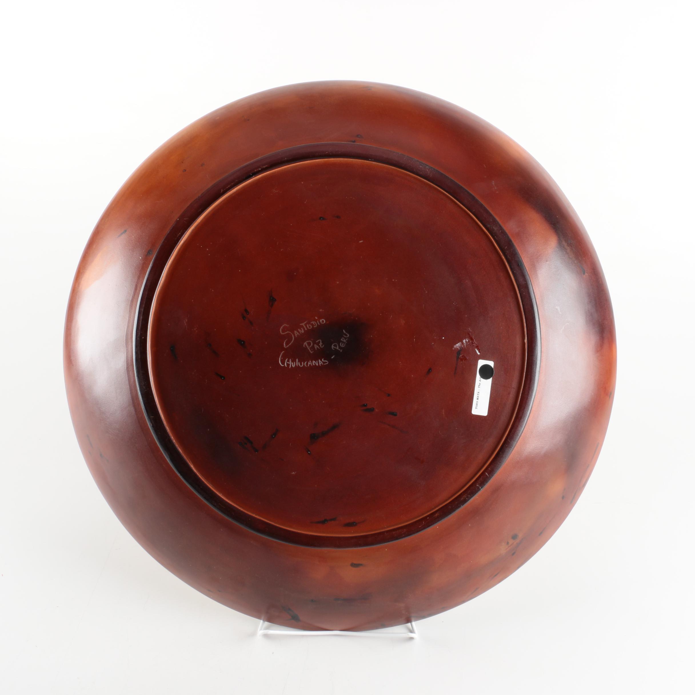 Santodio Paz Handmade Decorative Clay Plate
