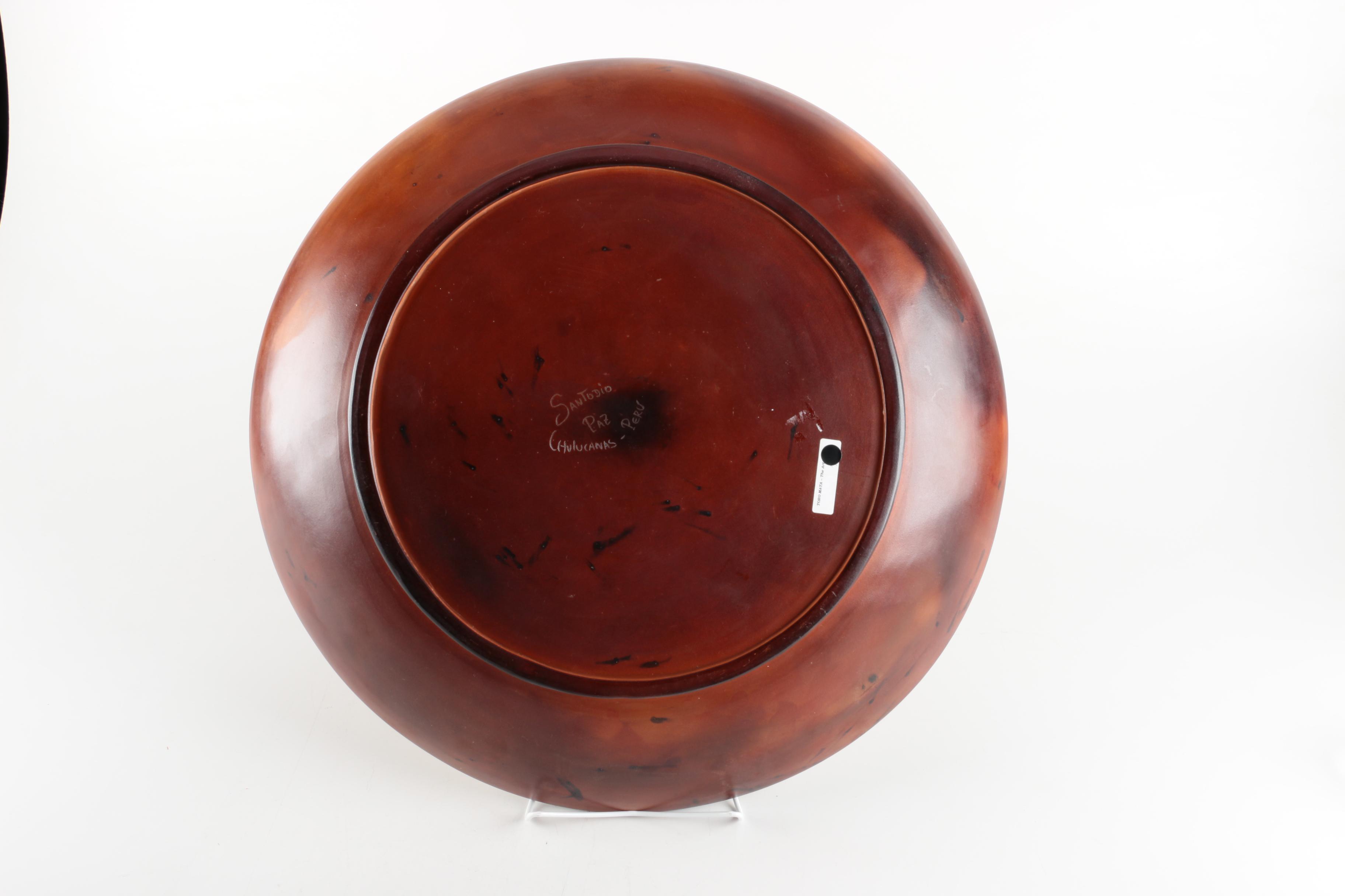 Santodio Paz Handmade Decorative Clay Plate