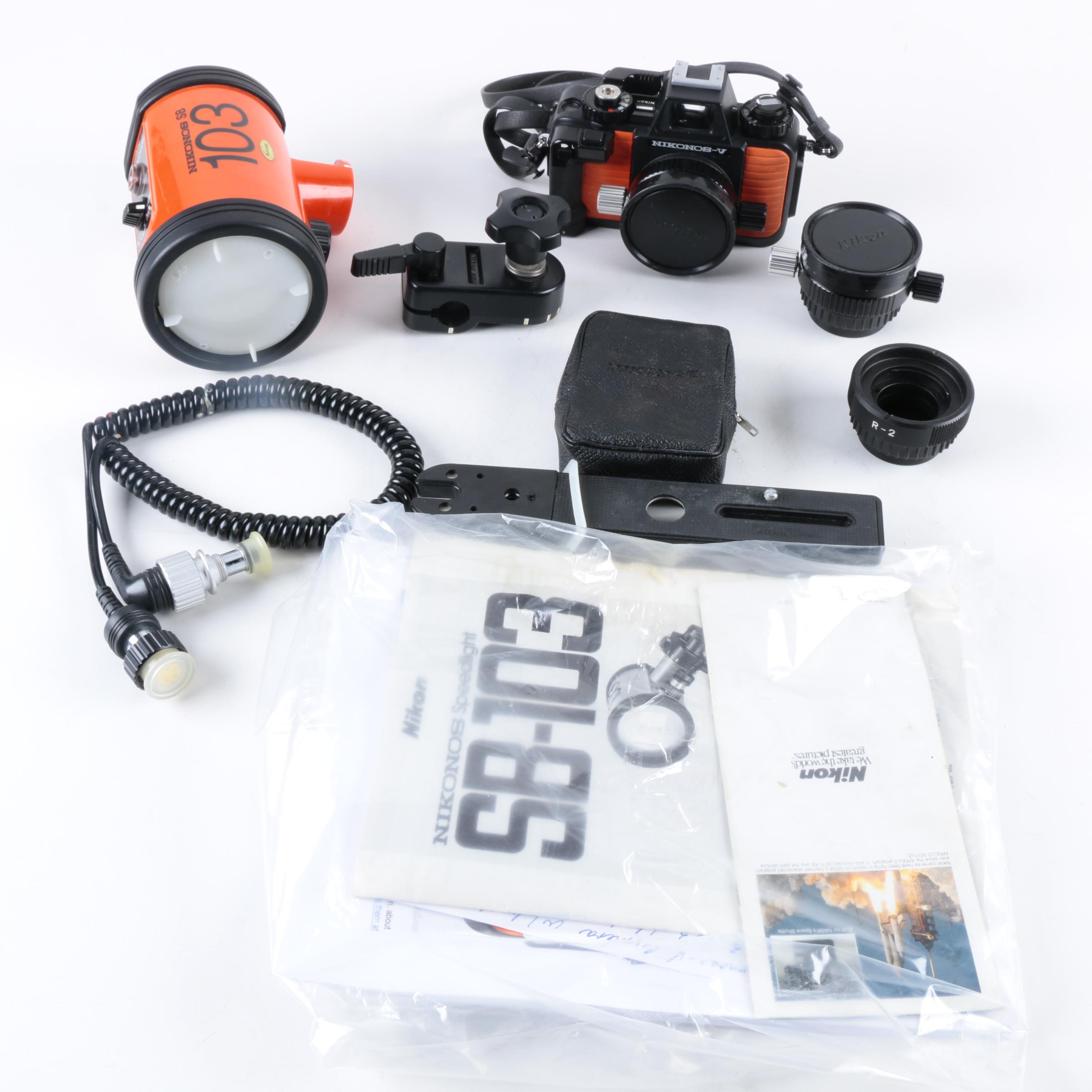 Nikonos Calypso-V Camera and Accessories