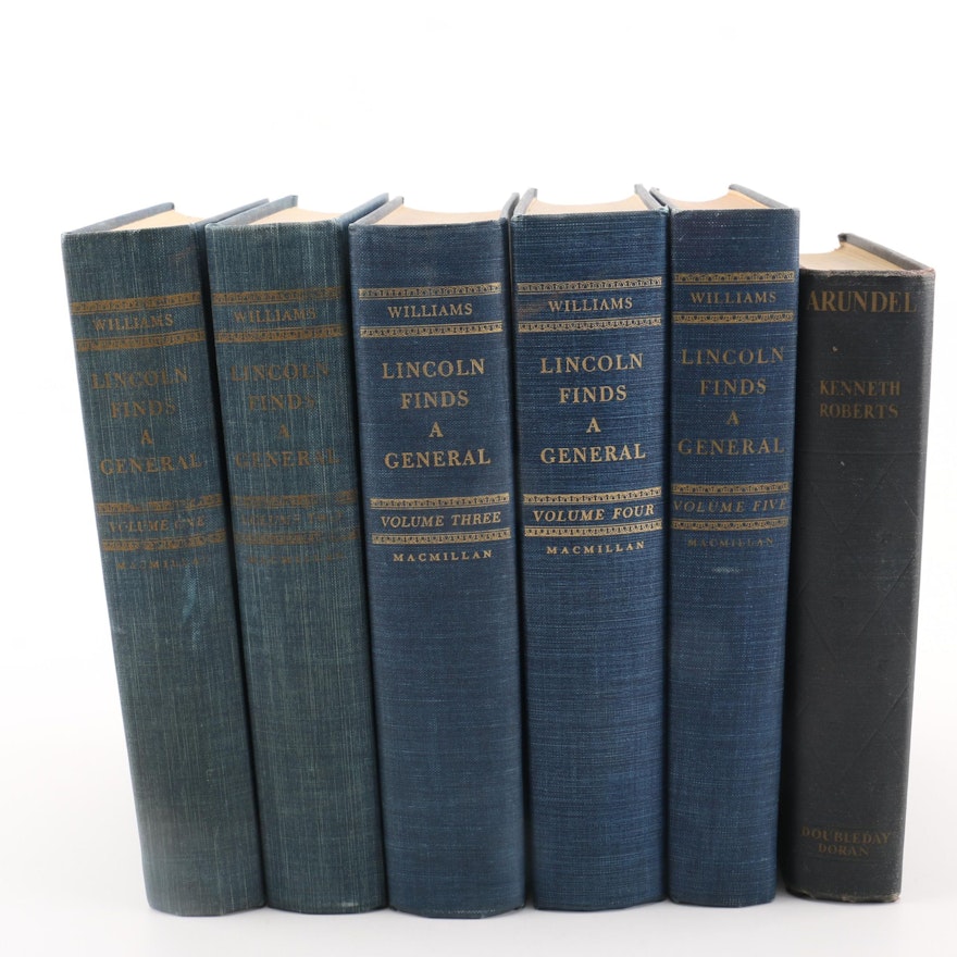 Vintage "Lincoln Finds a General" Five-Volume Set