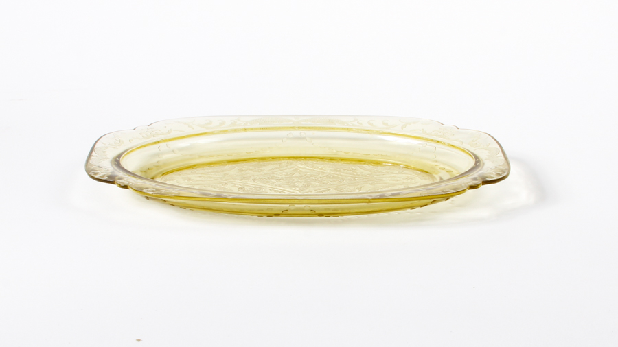 Amber Federal Glass Company "Madrid" Tableware