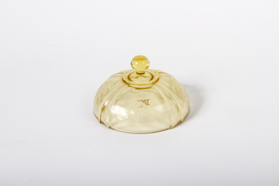 Amber Federal Glass Company "Madrid" Tableware