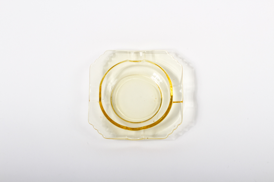 Amber Federal Glass Company "Madrid" Tableware