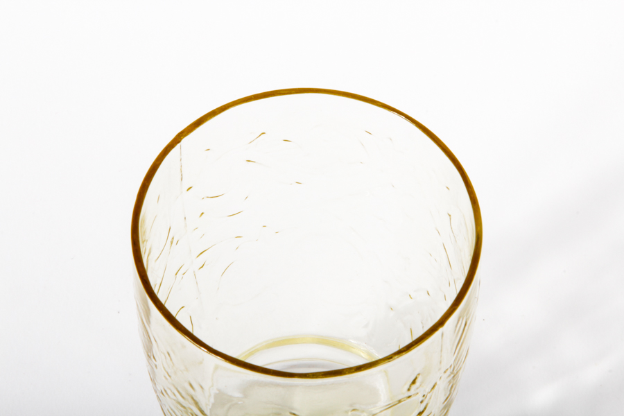 Amber Federal Glass Company "Madrid" Tableware
