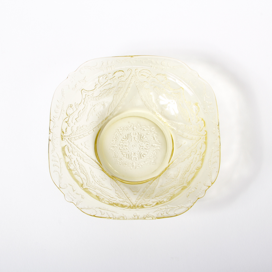 Collection of Federal Glass "Madrid Amber" Tableware