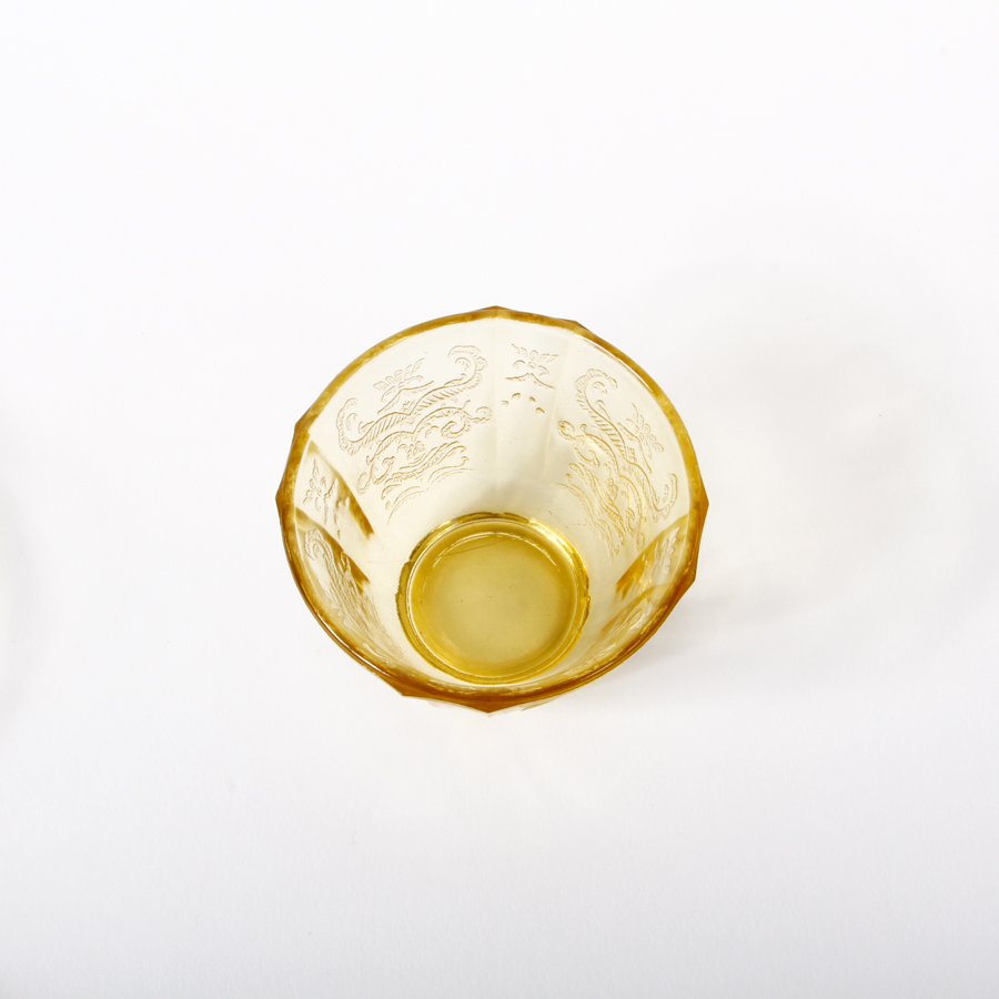 Collection of Federal Glass "Madrid Amber" Tableware