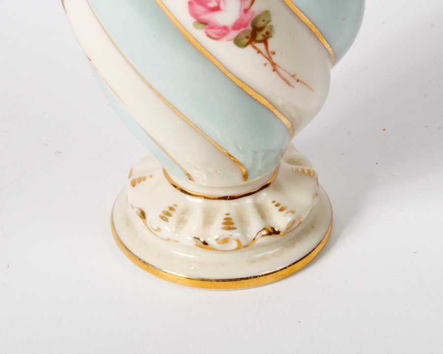 Pair of Vintage Kaolena Pottery Lidded Bottles