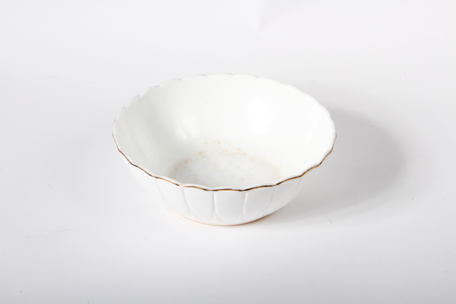 White Glass Tea and Serving Assortment