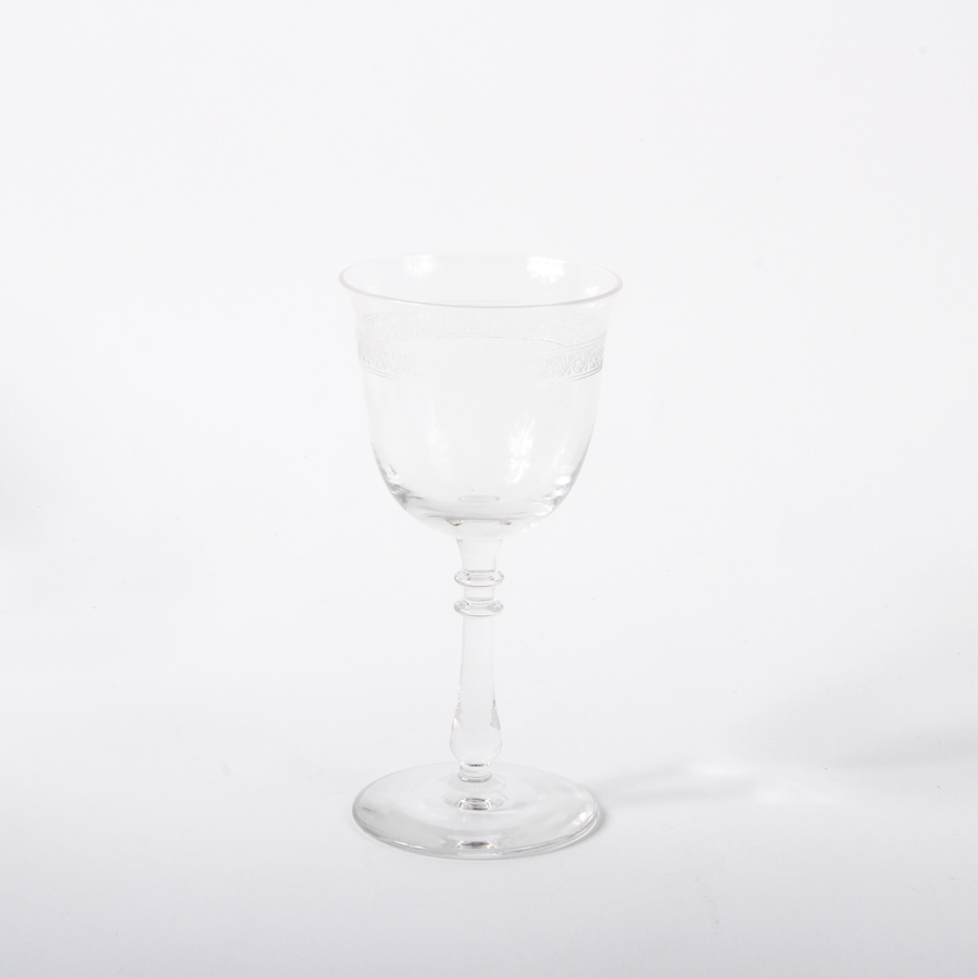 Assortment of Clear Cordial Glasses