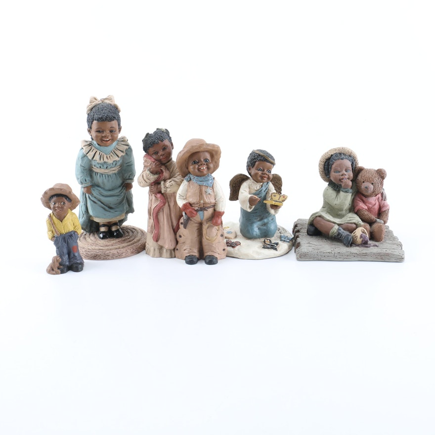 Martha Holocombe "All God's Children" Resin Figurines