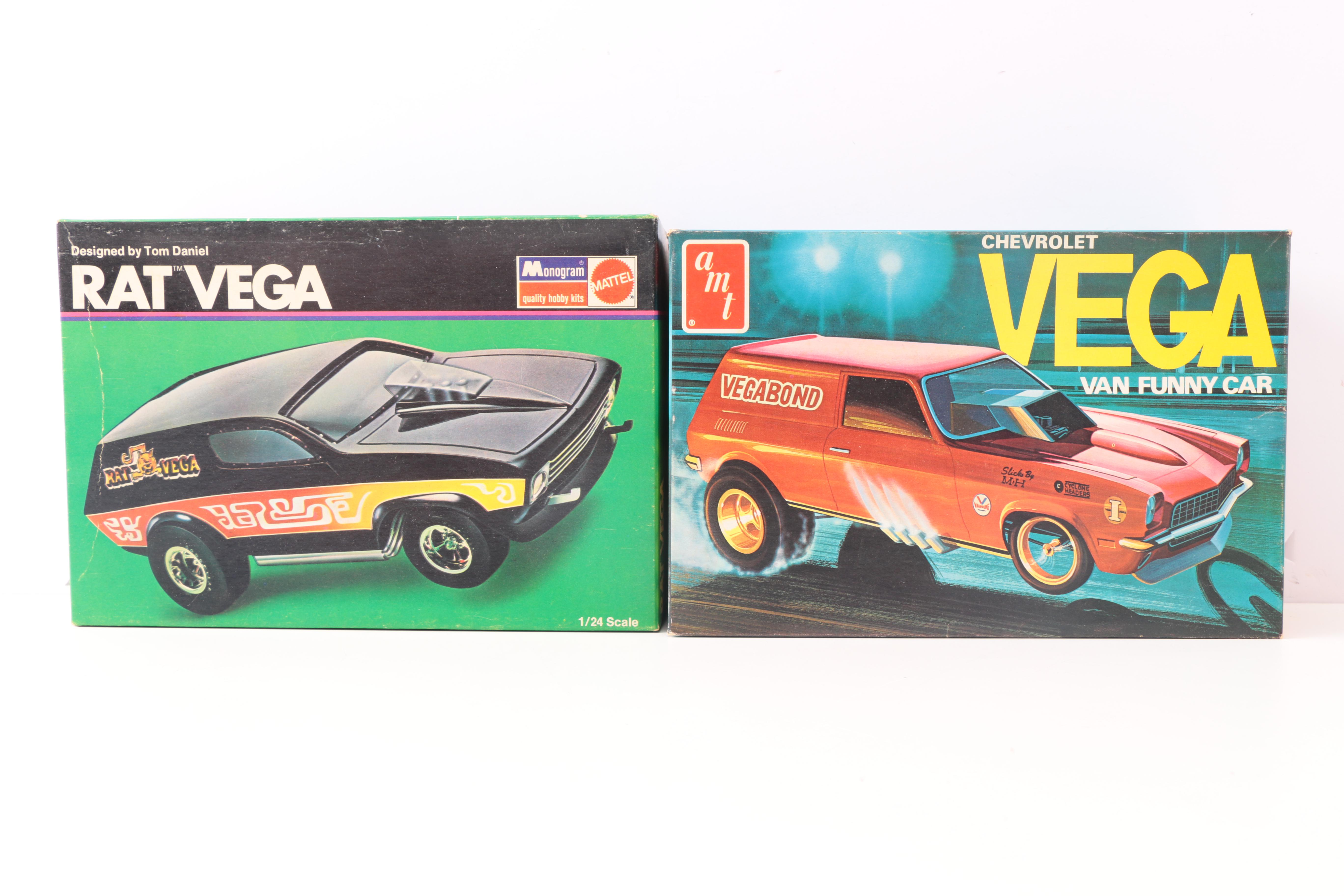 Vintage Model Funny Car Kits featuring AMT
