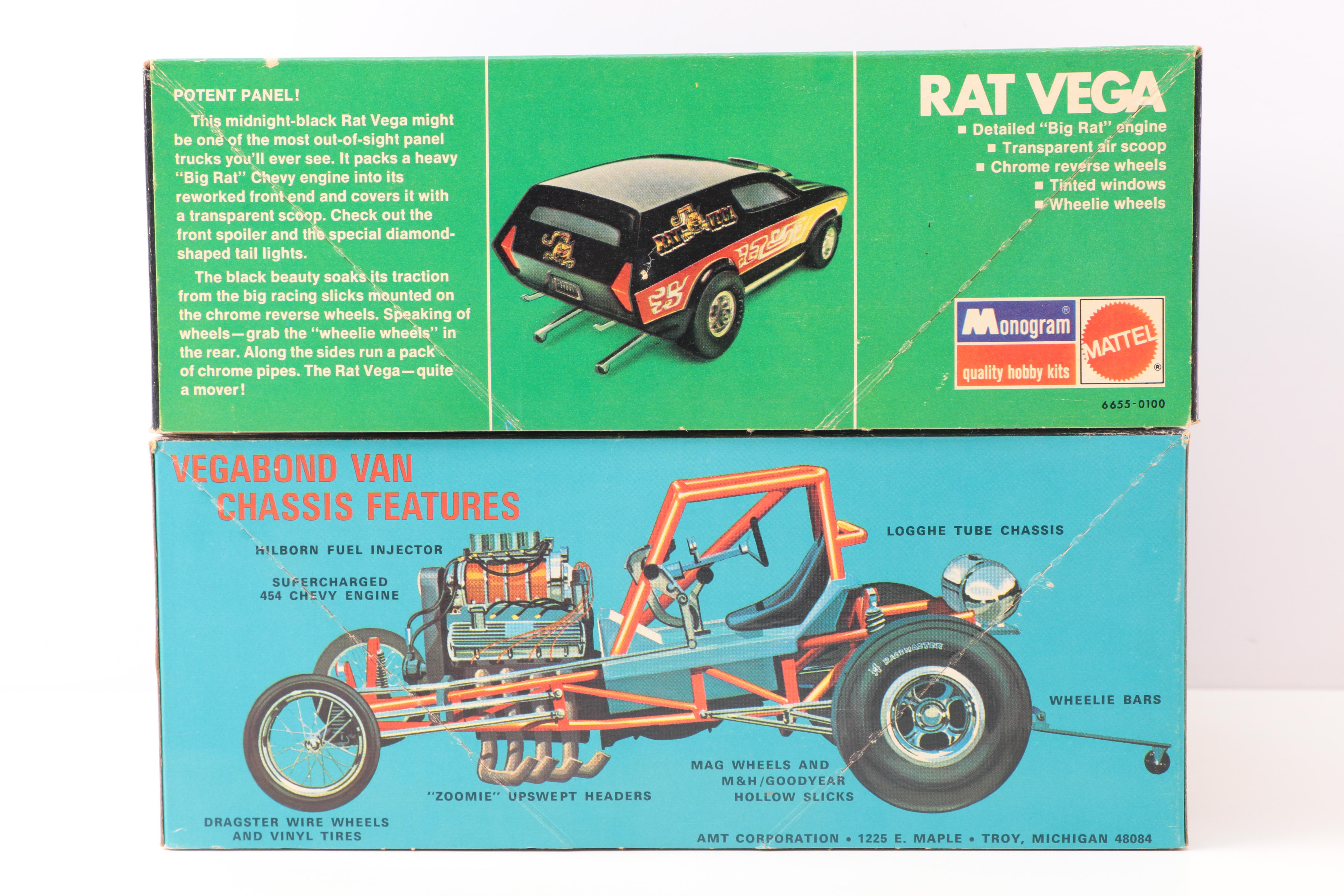 Vintage Model Funny Car Kits featuring AMT