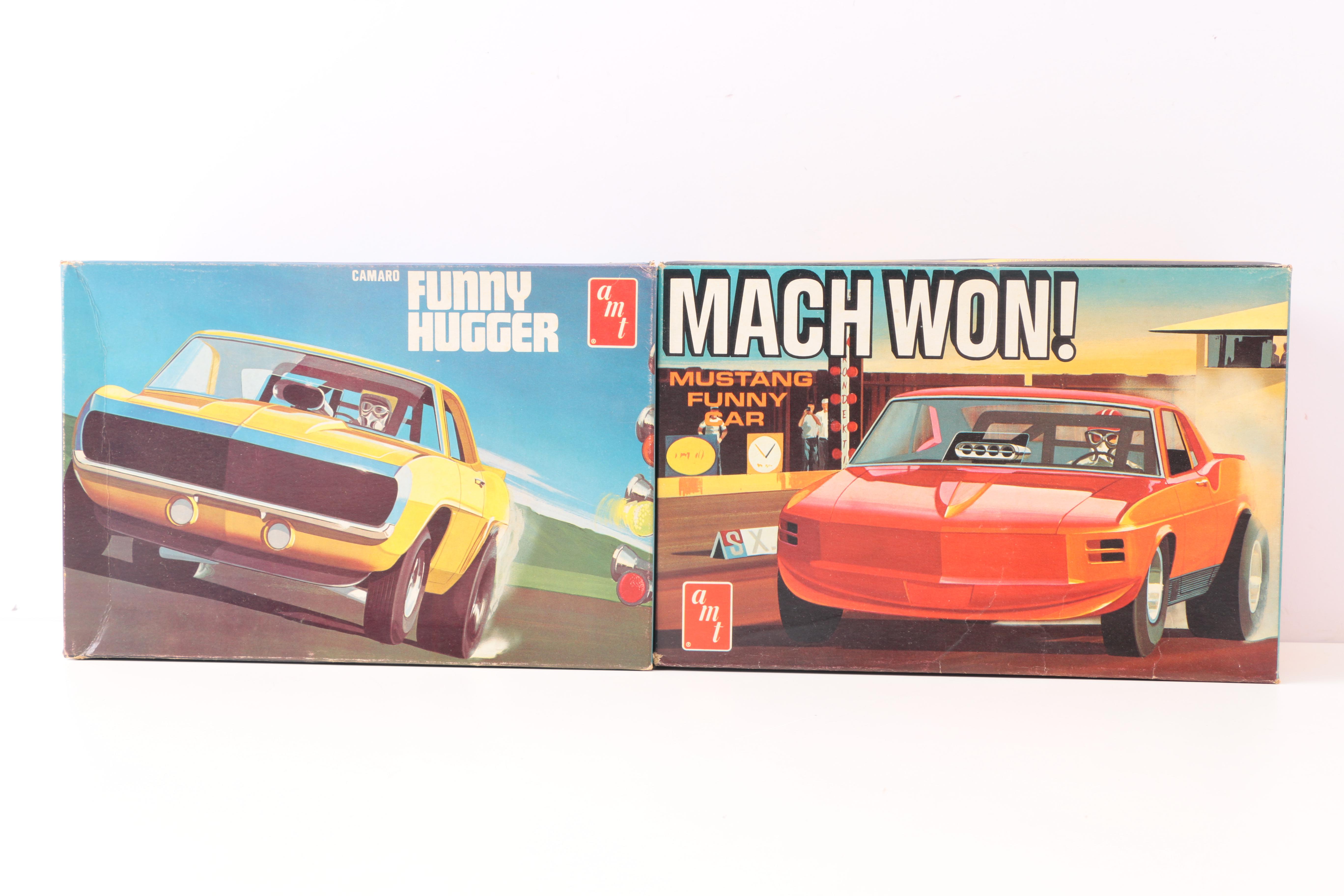 Vintage Model Funny Car Kits featuring AMT